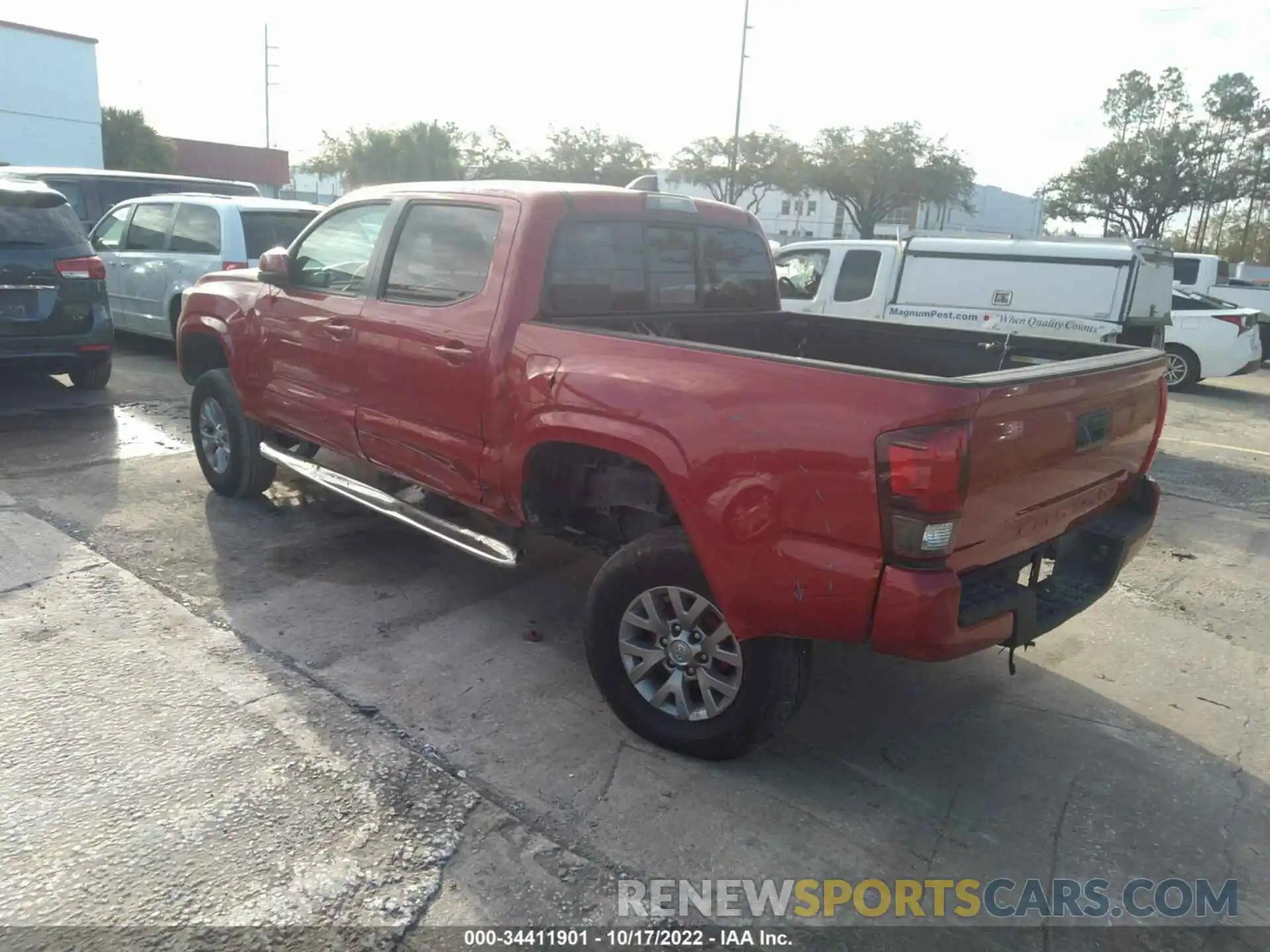 3 Photograph of a damaged car 5TFAX5GN2LX169401 TOYOTA TACOMA 2WD 2020