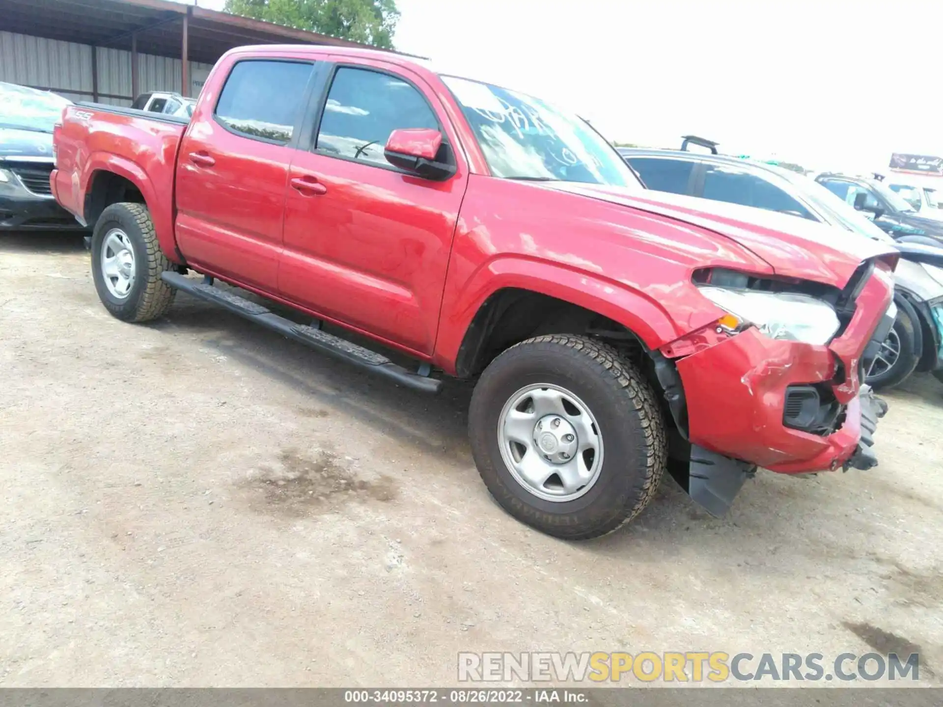 1 Photograph of a damaged car 5TFAX5GN2LX171469 TOYOTA TACOMA 2WD 2020