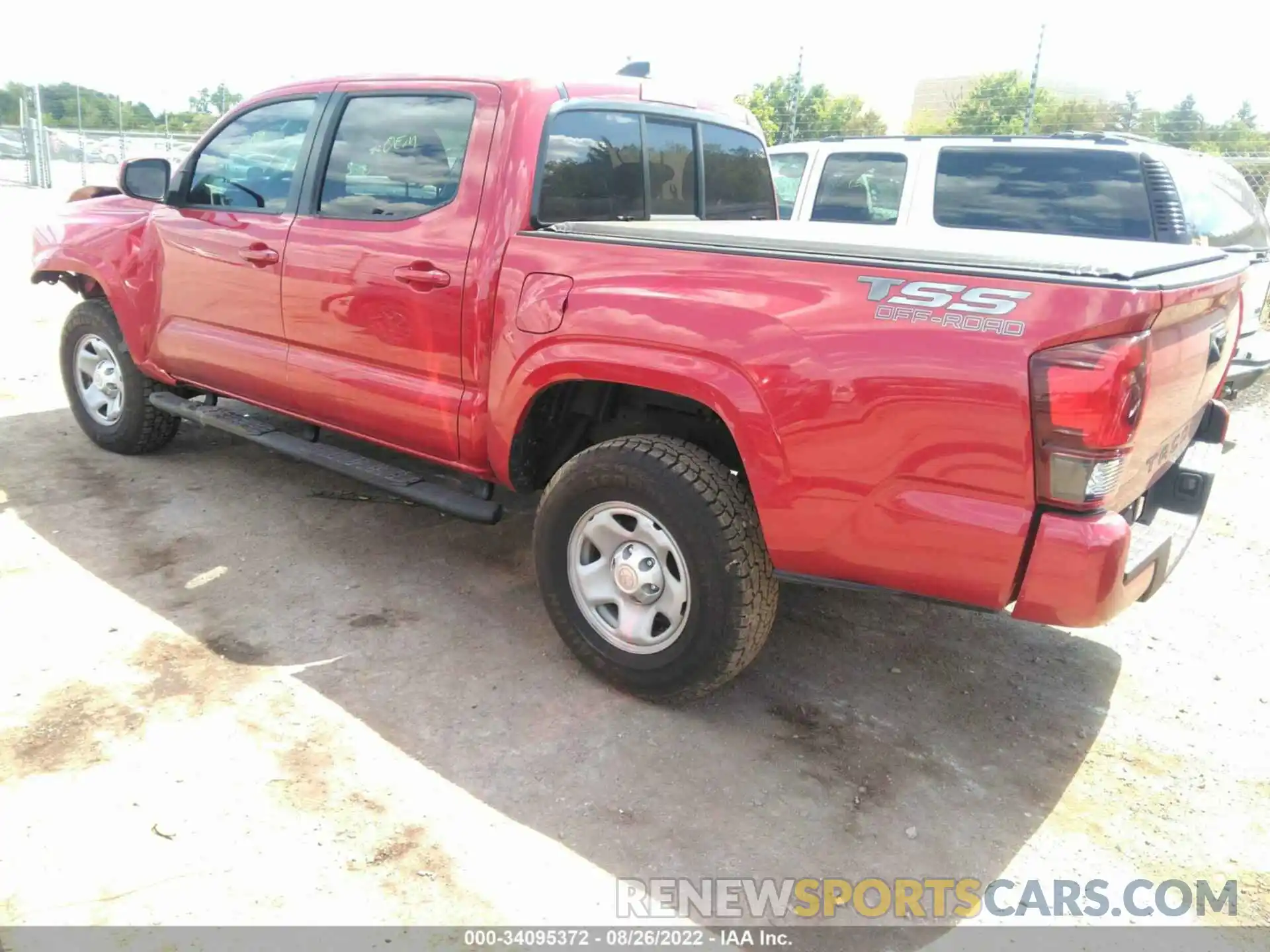 3 Photograph of a damaged car 5TFAX5GN2LX171469 TOYOTA TACOMA 2WD 2020