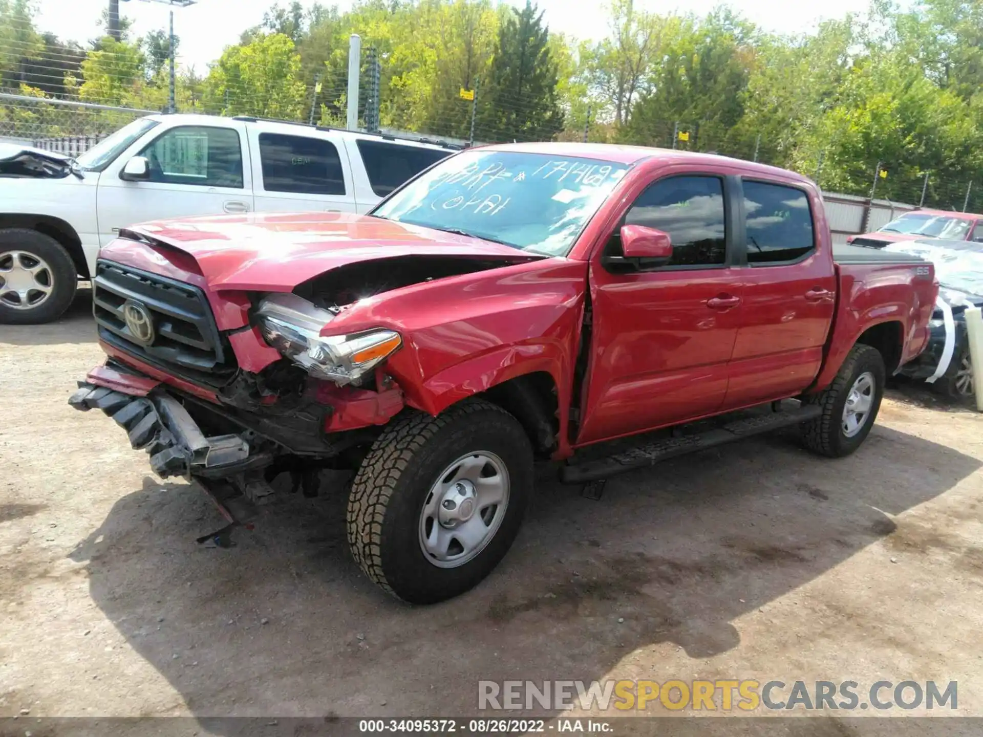 6 Photograph of a damaged car 5TFAX5GN2LX171469 TOYOTA TACOMA 2WD 2020