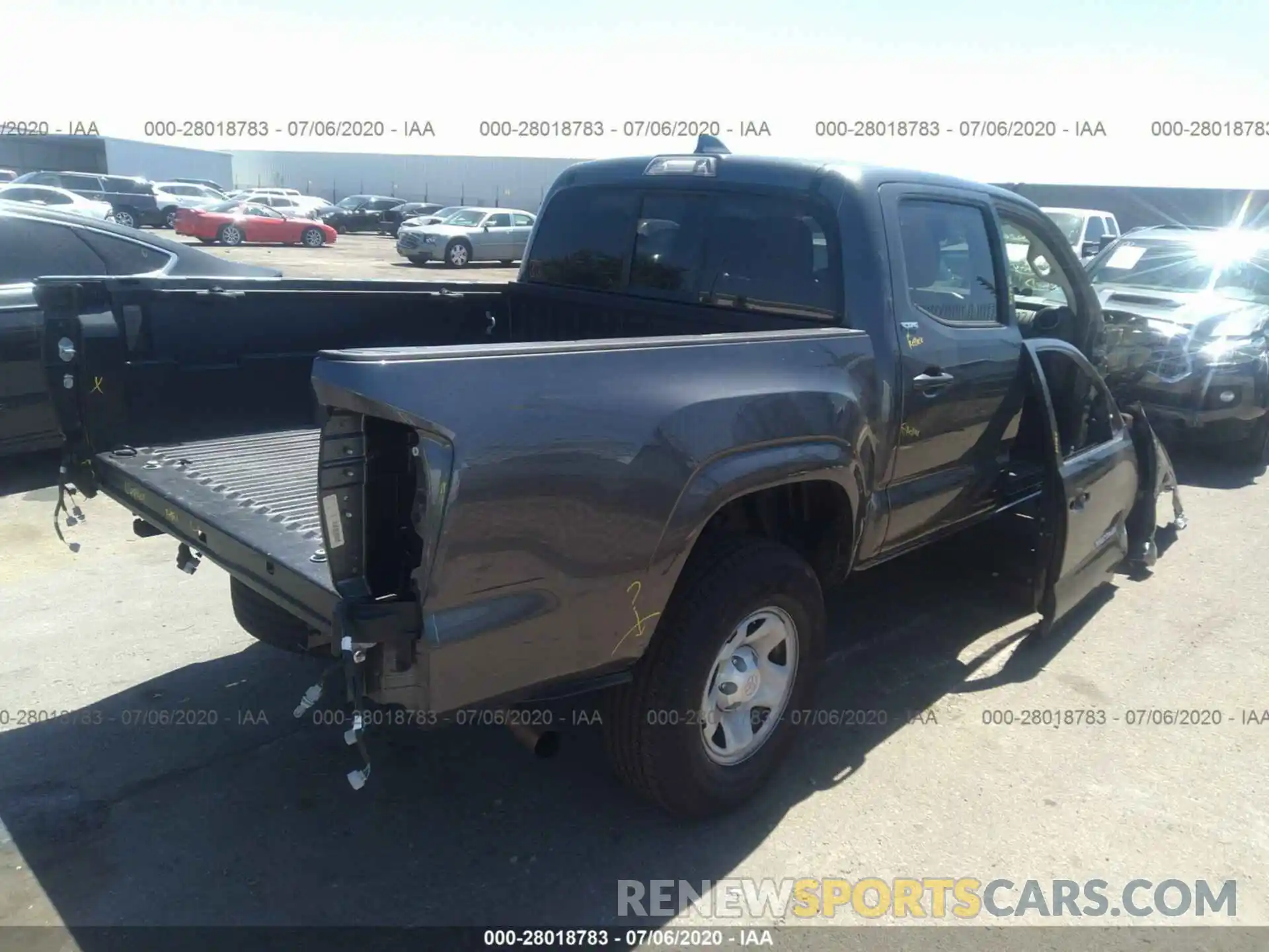 4 Photograph of a damaged car 5TFAX5GN2LX172556 TOYOTA TACOMA 2WD 2020