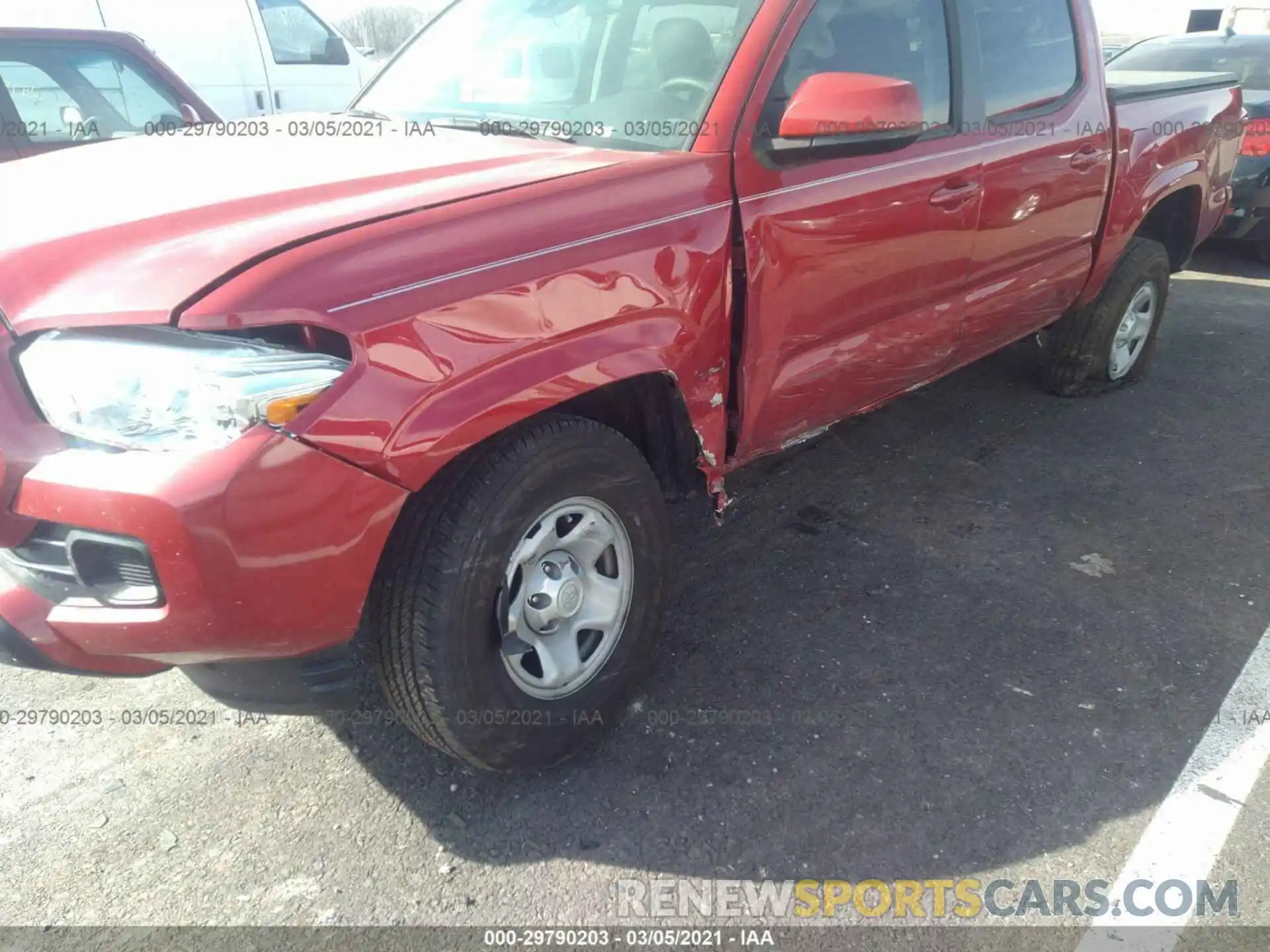 6 Photograph of a damaged car 5TFAX5GN2LX173917 TOYOTA TACOMA 2WD 2020