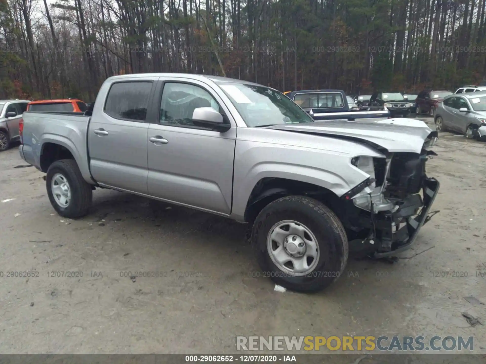 1 Photograph of a damaged car 5TFAX5GN2LX179734 TOYOTA TACOMA 2WD 2020