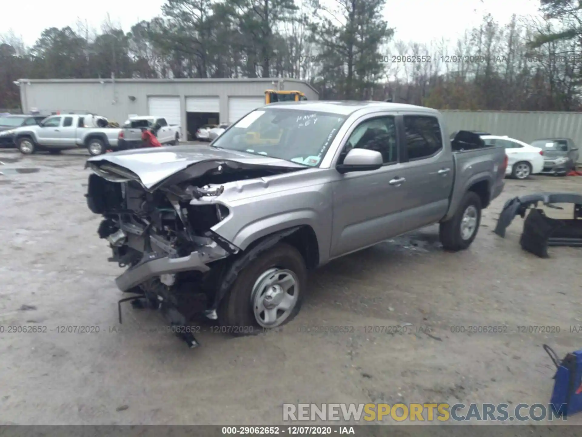 2 Photograph of a damaged car 5TFAX5GN2LX179734 TOYOTA TACOMA 2WD 2020