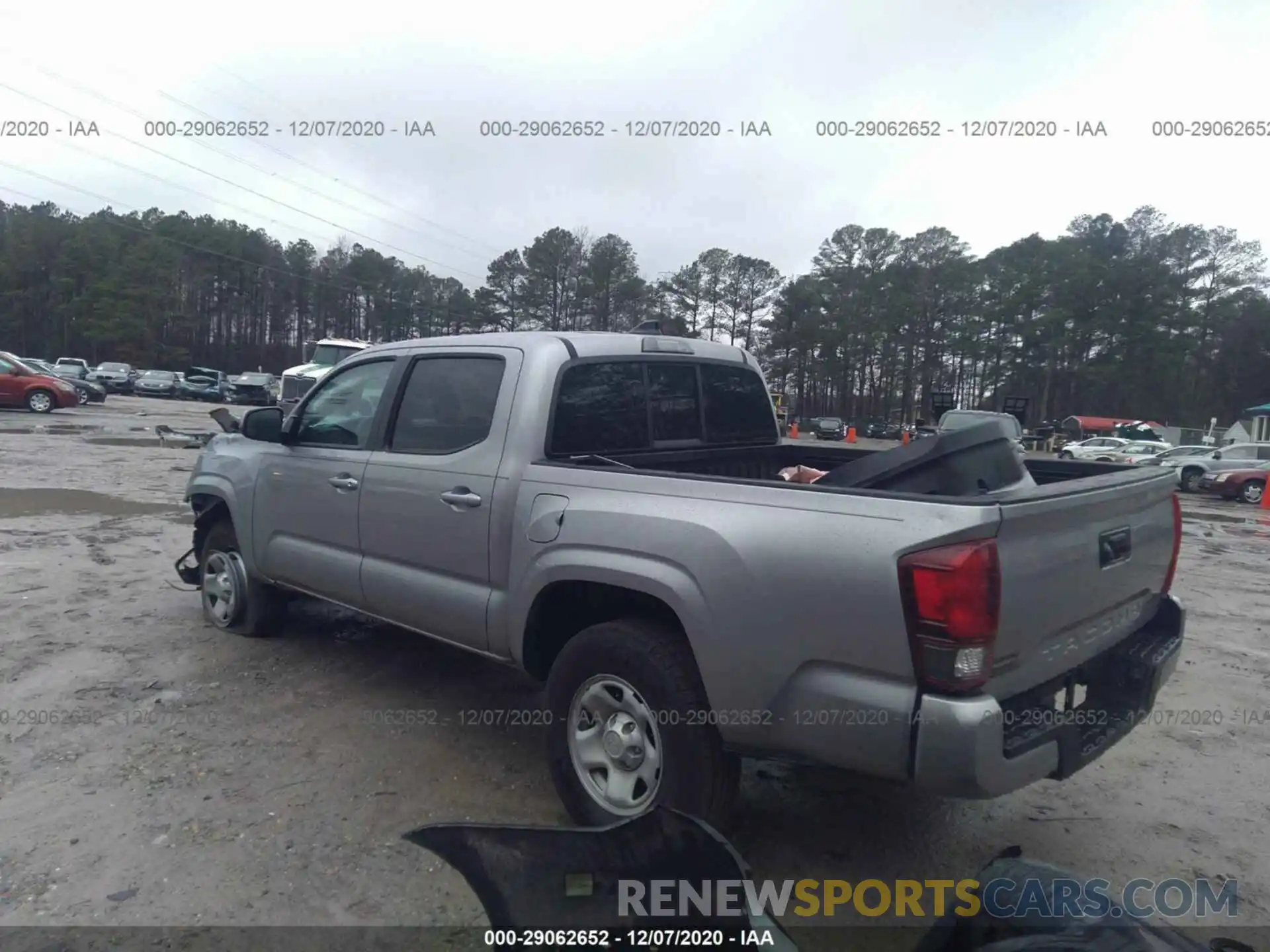 3 Photograph of a damaged car 5TFAX5GN2LX179734 TOYOTA TACOMA 2WD 2020