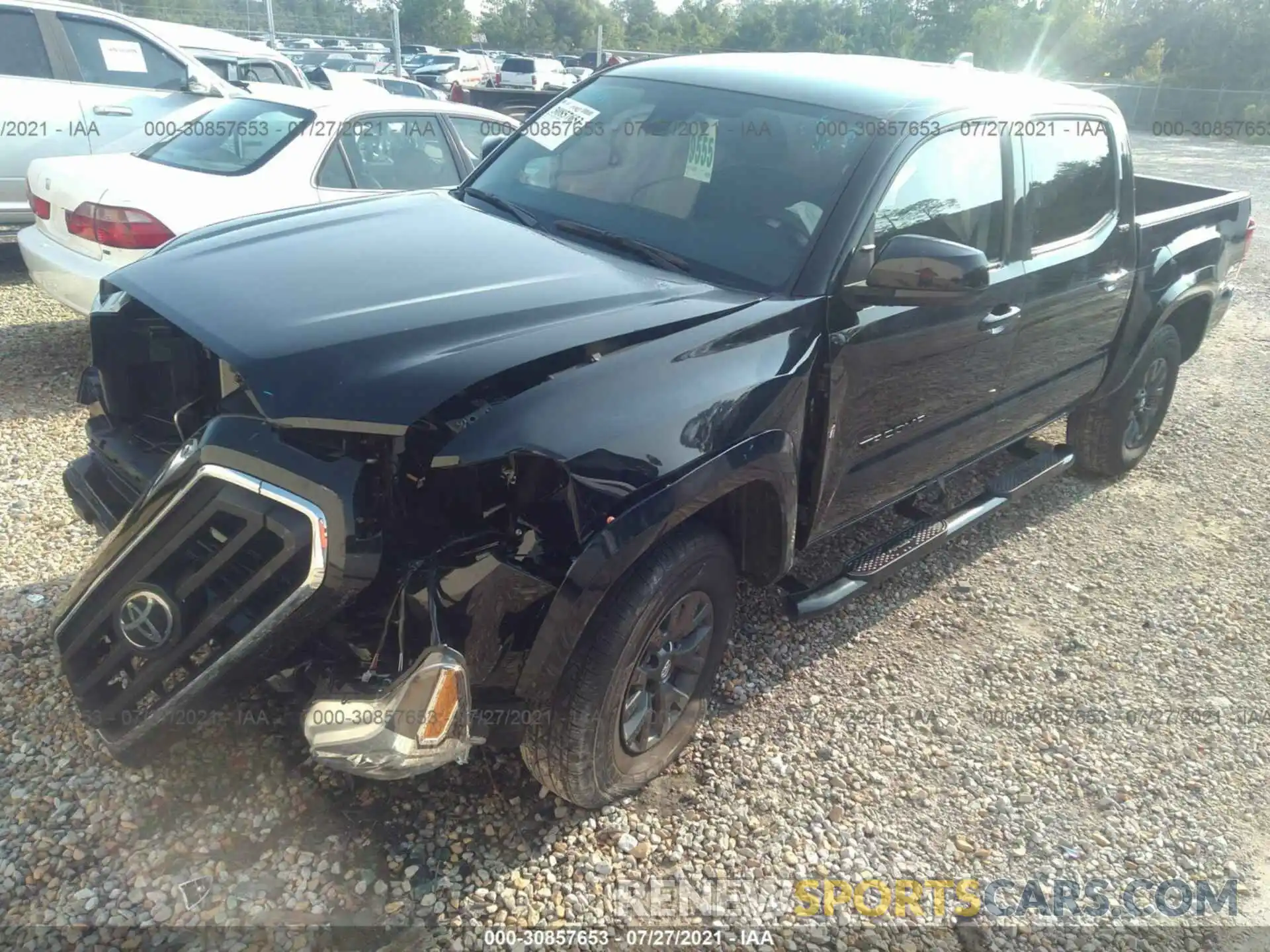 2 Photograph of a damaged car 5TFAX5GN2LX187445 TOYOTA TACOMA 2WD 2020