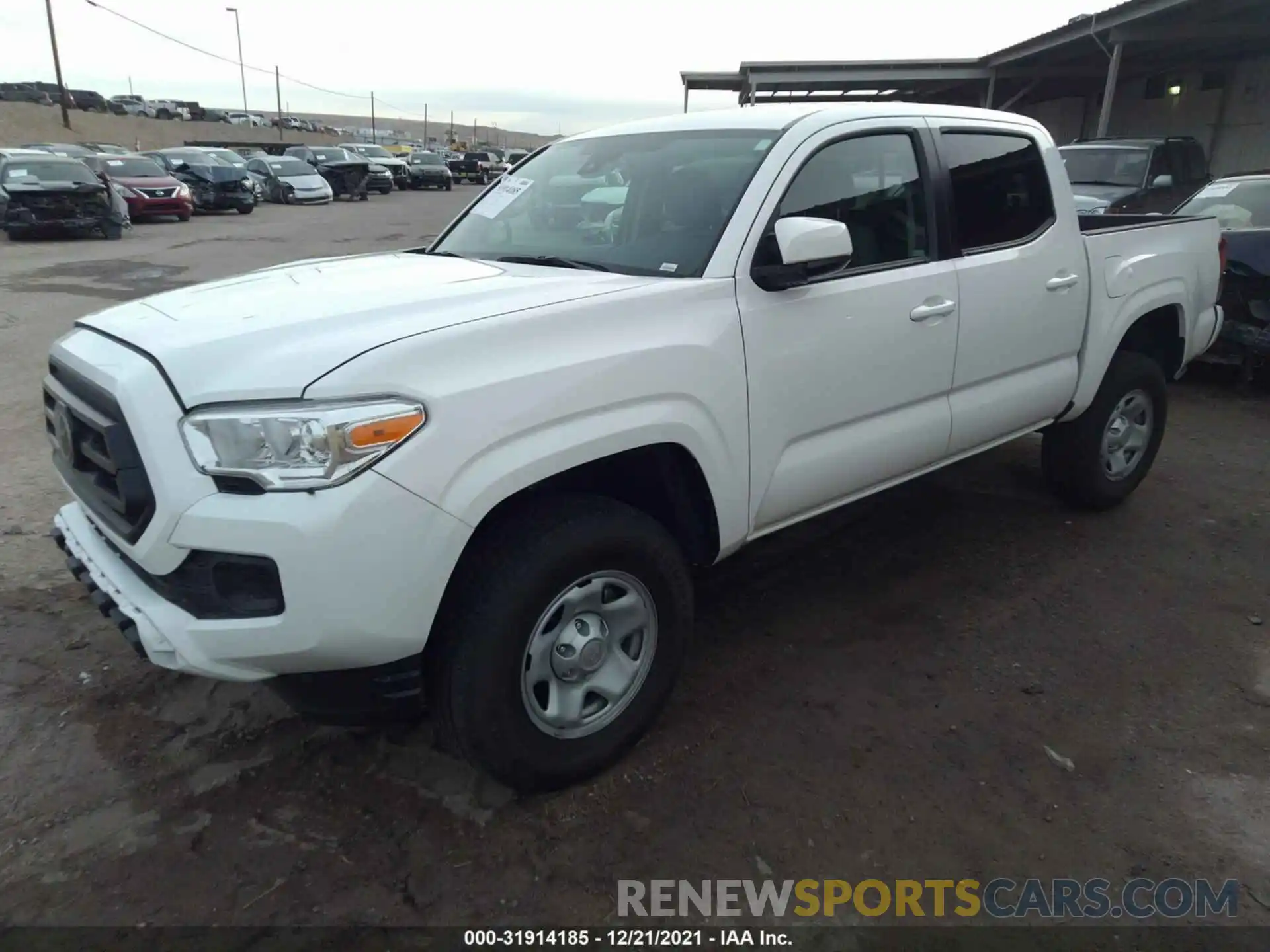 2 Photograph of a damaged car 5TFAX5GN3LX168743 TOYOTA TACOMA 2WD 2020