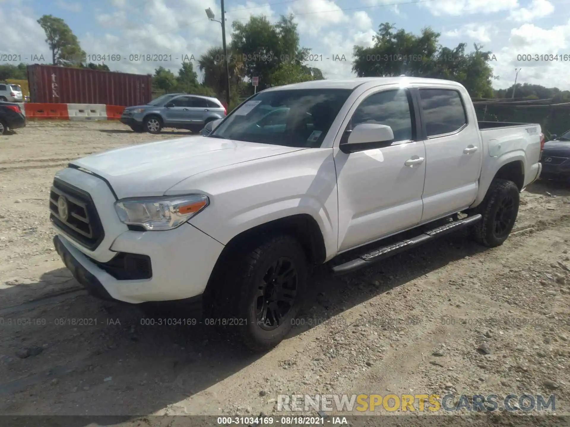 2 Photograph of a damaged car 5TFAX5GN3LX168936 TOYOTA TACOMA 2WD 2020