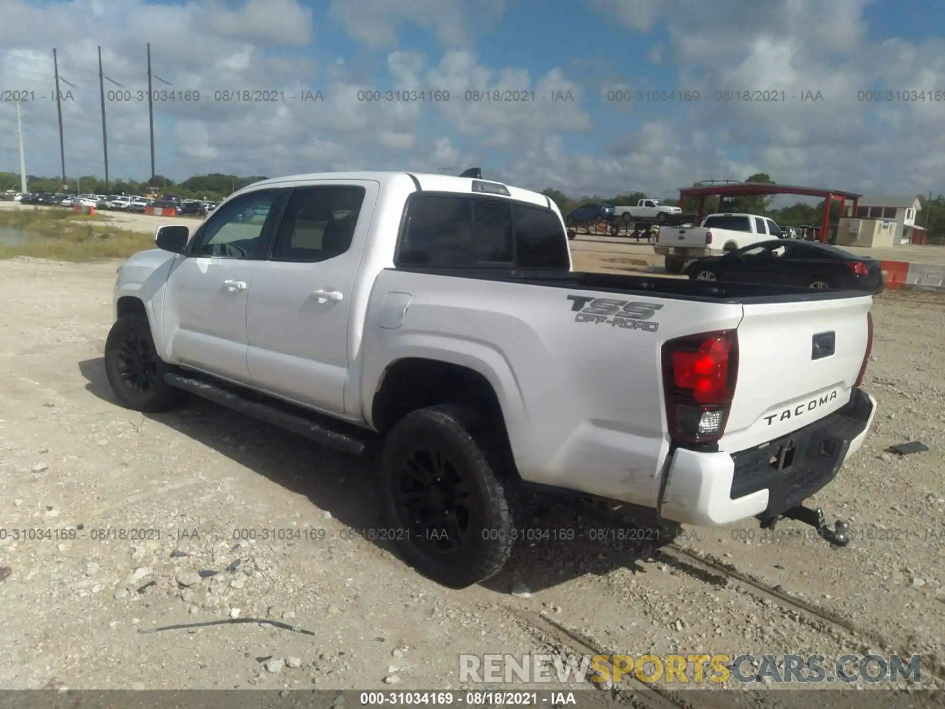 3 Photograph of a damaged car 5TFAX5GN3LX168936 TOYOTA TACOMA 2WD 2020