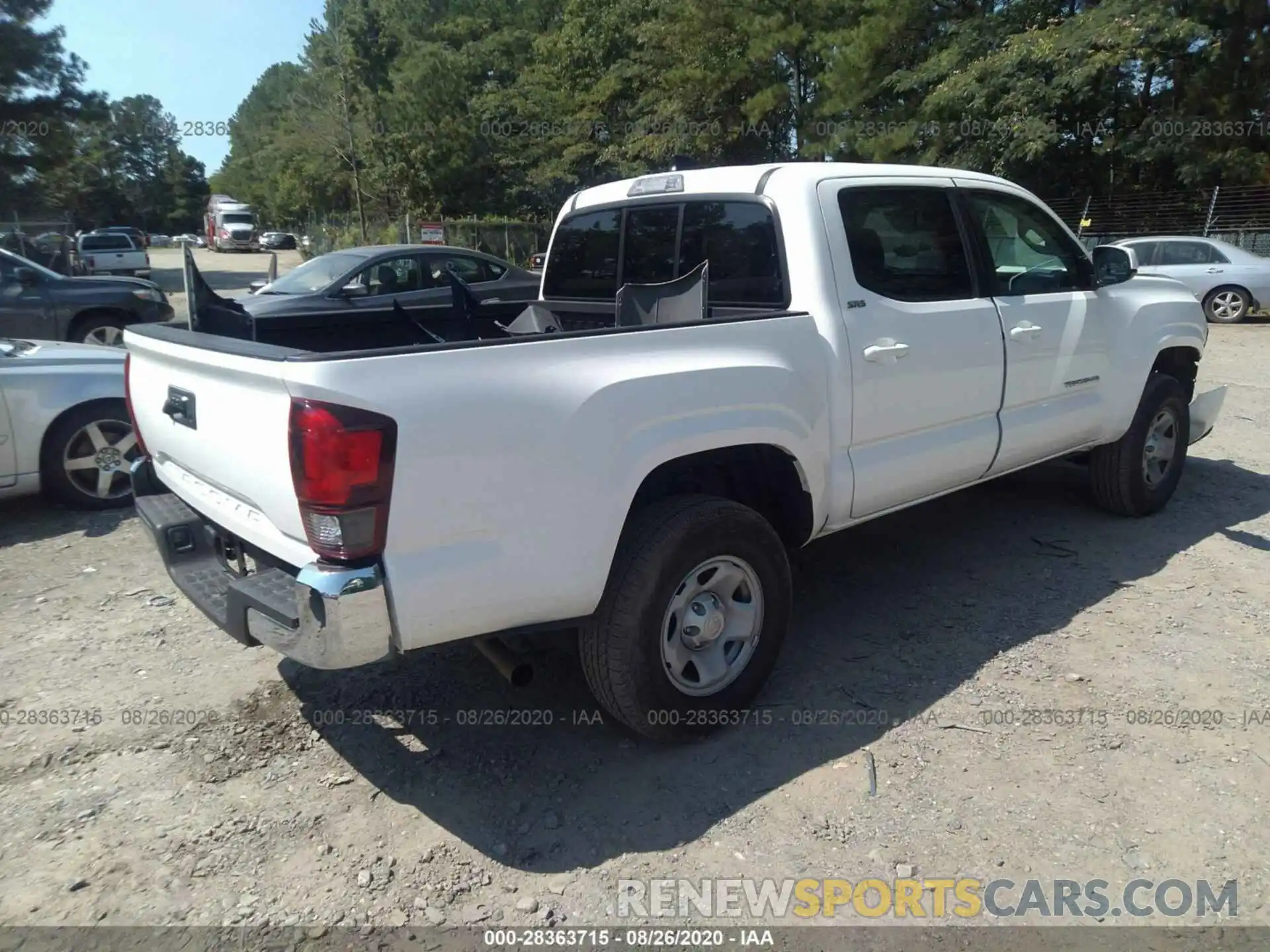 4 Photograph of a damaged car 5TFAX5GN3LX171089 TOYOTA TACOMA 2WD 2020