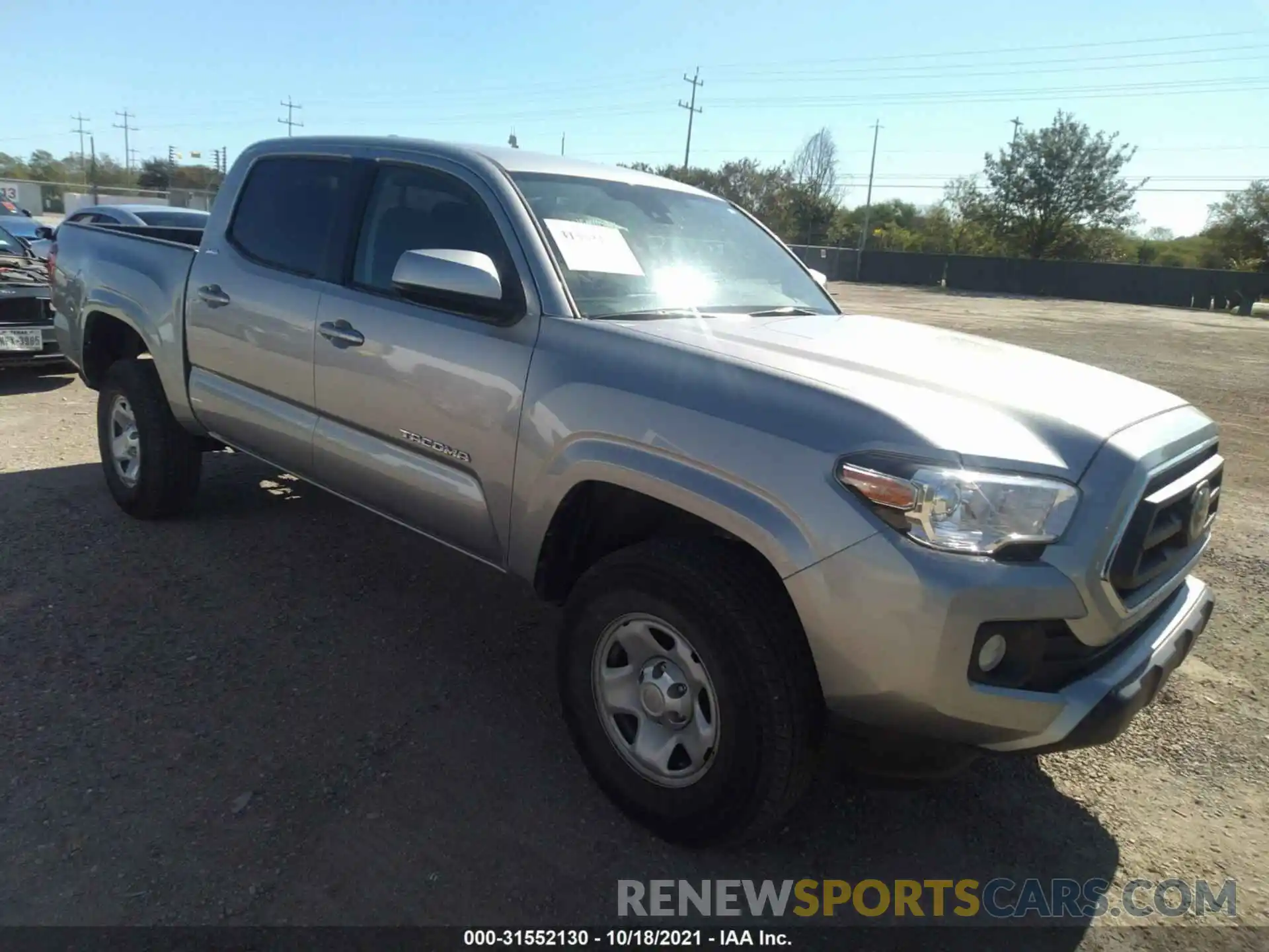 1 Photograph of a damaged car 5TFAX5GN3LX173280 TOYOTA TACOMA 2WD 2020