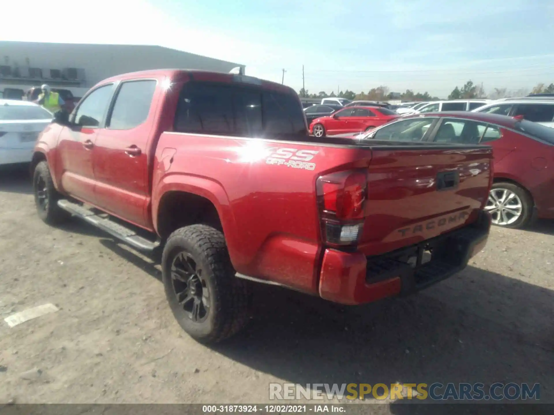 3 Photograph of a damaged car 5TFAX5GN3LX173814 TOYOTA TACOMA 2WD 2020