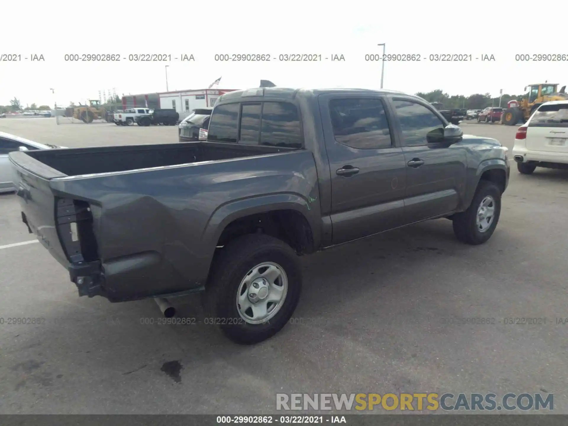 4 Photograph of a damaged car 5TFAX5GN3LX174803 TOYOTA TACOMA 2WD 2020