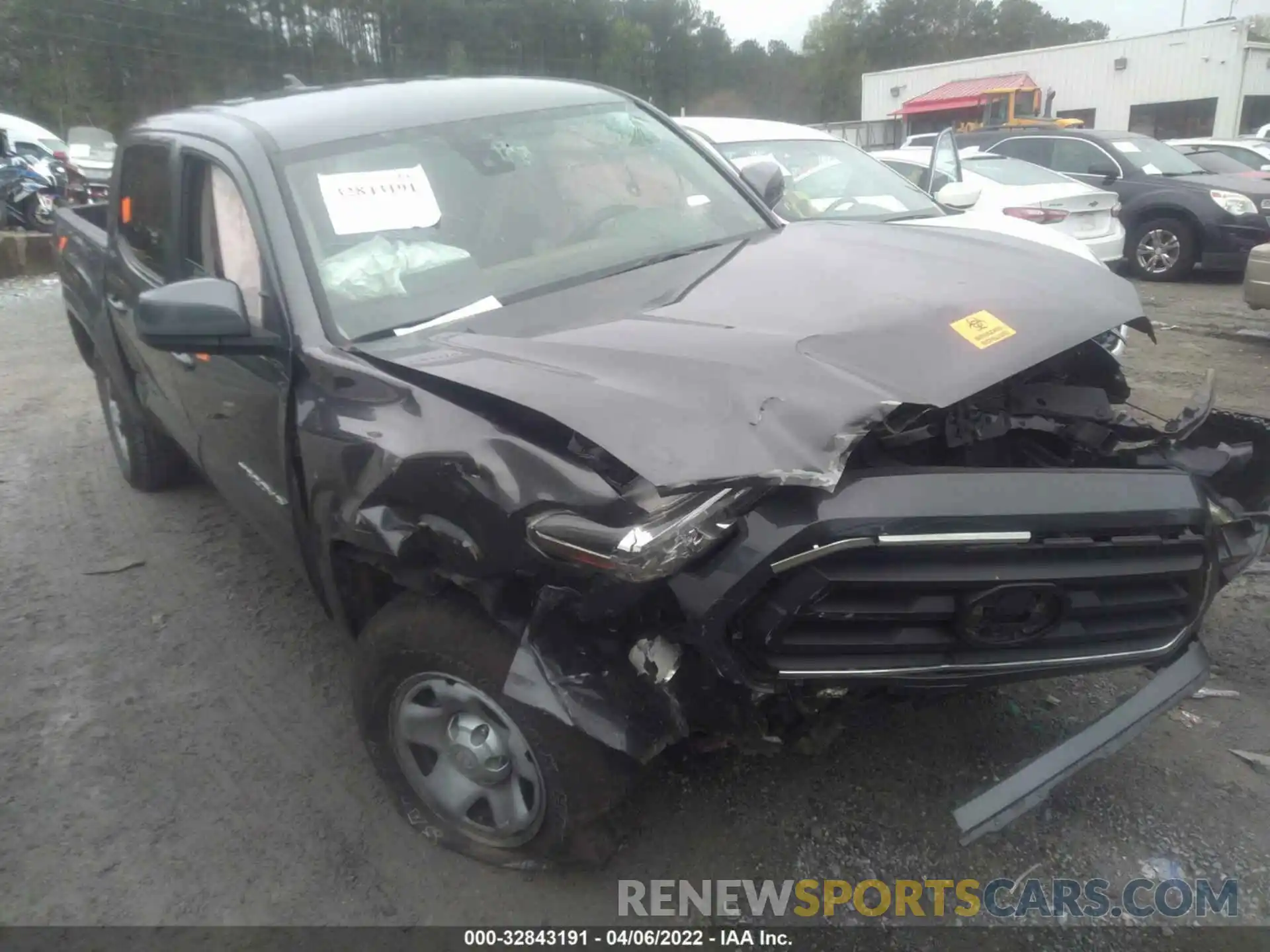 1 Photograph of a damaged car 5TFAX5GN3LX178284 TOYOTA TACOMA 2WD 2020