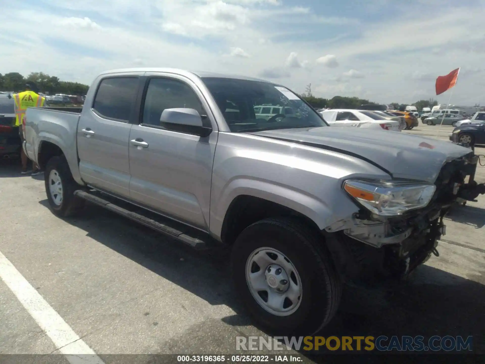 1 Photograph of a damaged car 5TFAX5GN3LX182433 TOYOTA TACOMA 2WD 2020