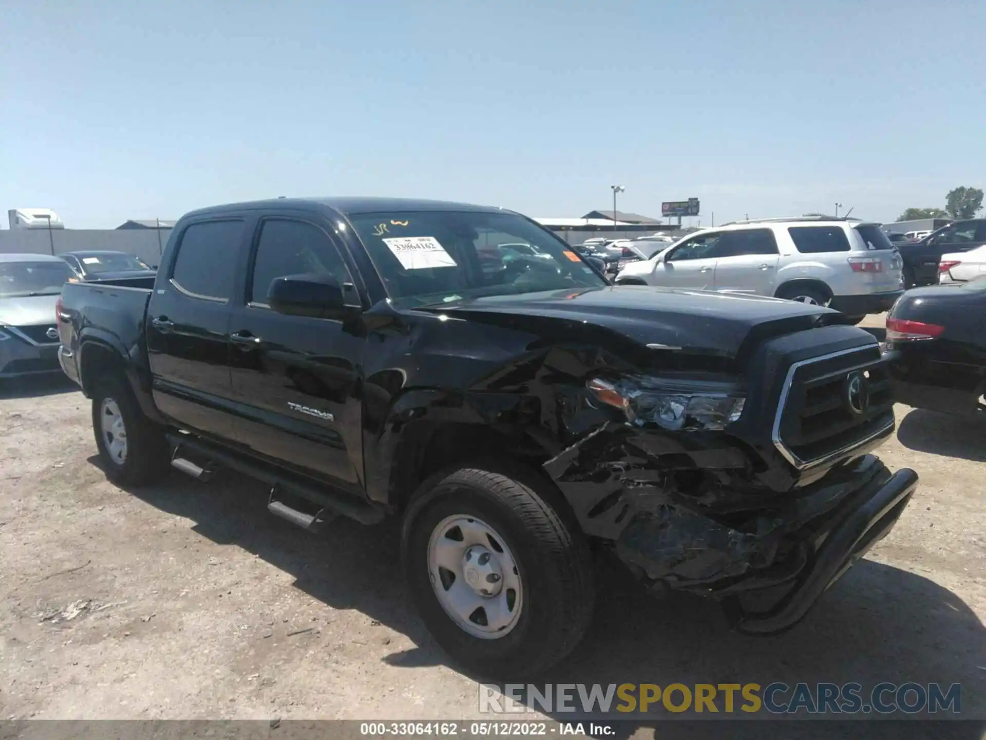 1 Photograph of a damaged car 5TFAX5GN3LX182660 TOYOTA TACOMA 2WD 2020