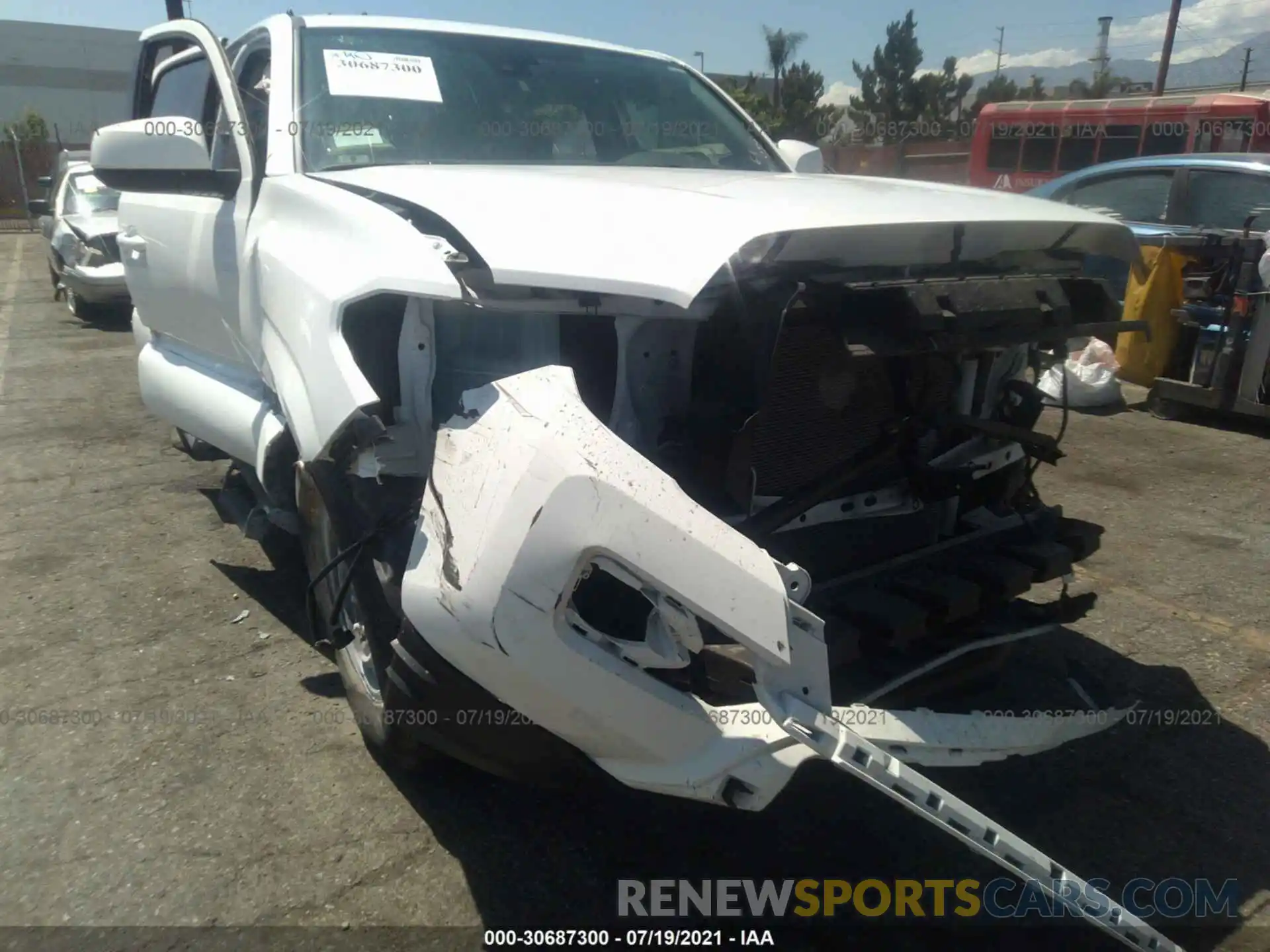 6 Photograph of a damaged car 5TFAX5GN3LX184862 TOYOTA TACOMA 2WD 2020