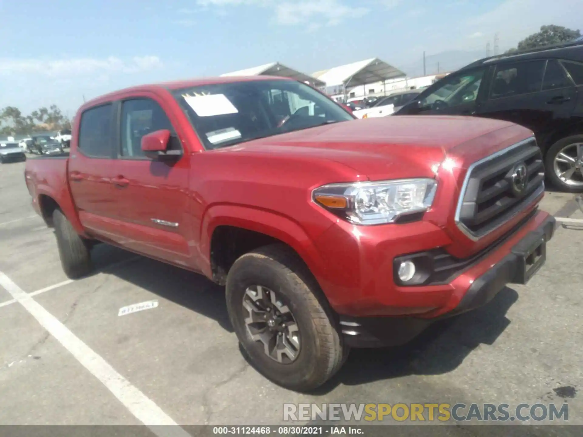 1 Photograph of a damaged car 5TFAX5GN3LX185025 TOYOTA TACOMA 2WD 2020