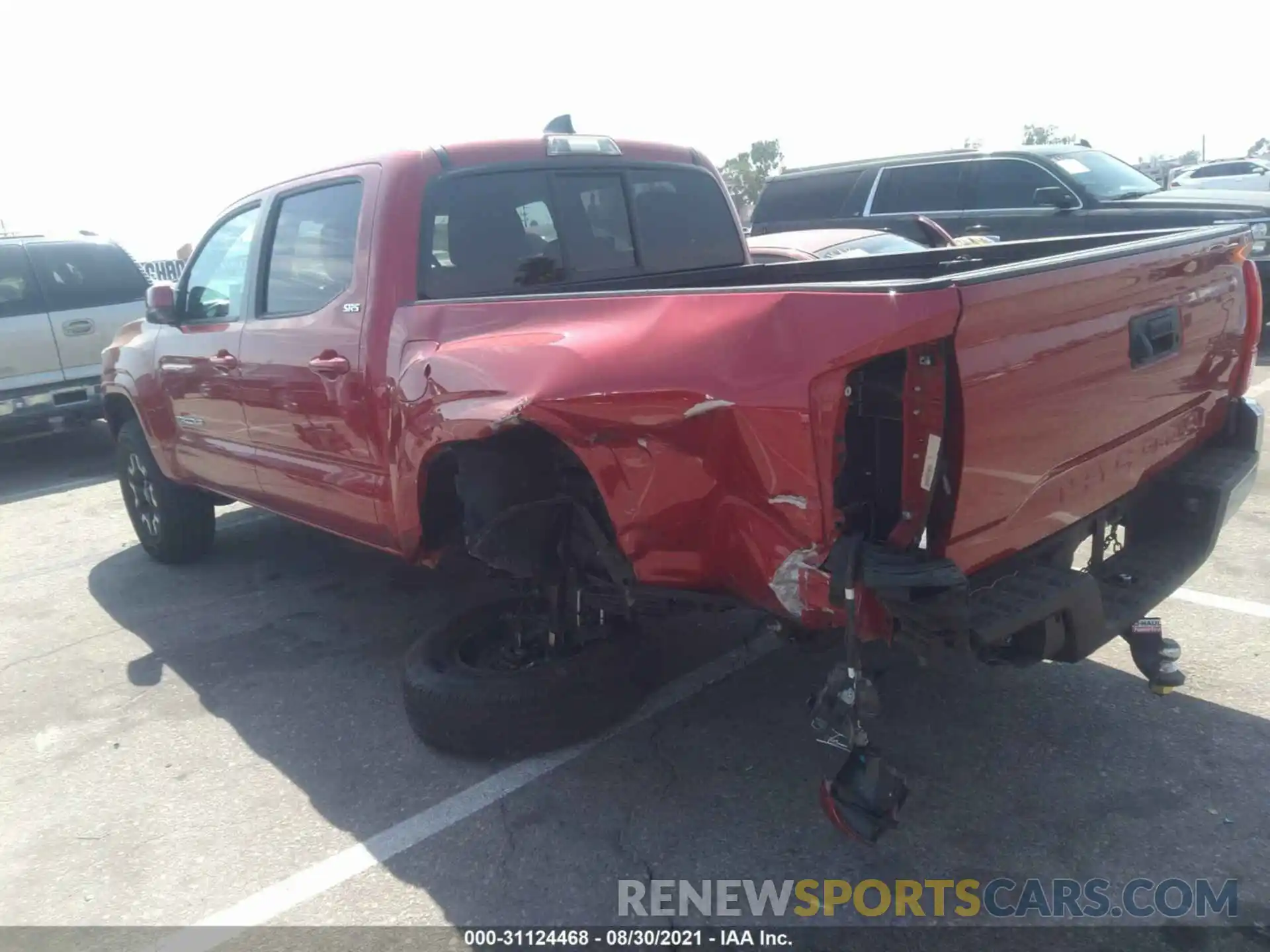 3 Photograph of a damaged car 5TFAX5GN3LX185025 TOYOTA TACOMA 2WD 2020