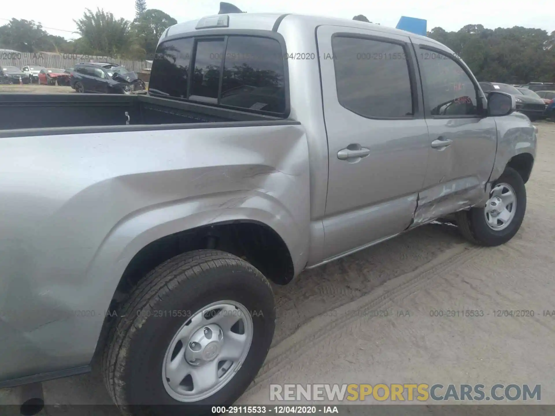 6 Photograph of a damaged car 5TFAX5GN3LX188569 TOYOTA TACOMA 2WD 2020