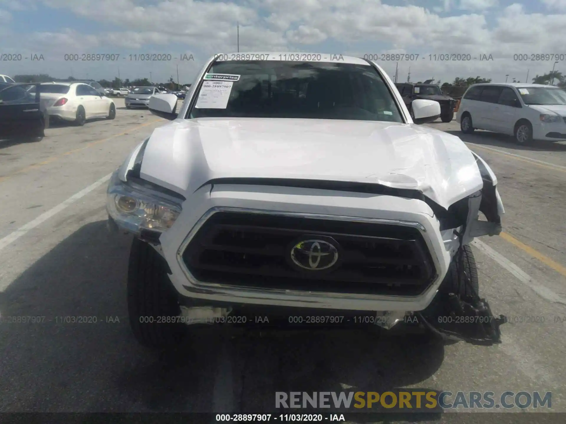 6 Photograph of a damaged car 5TFAX5GN4LX176074 TOYOTA TACOMA 2WD 2020