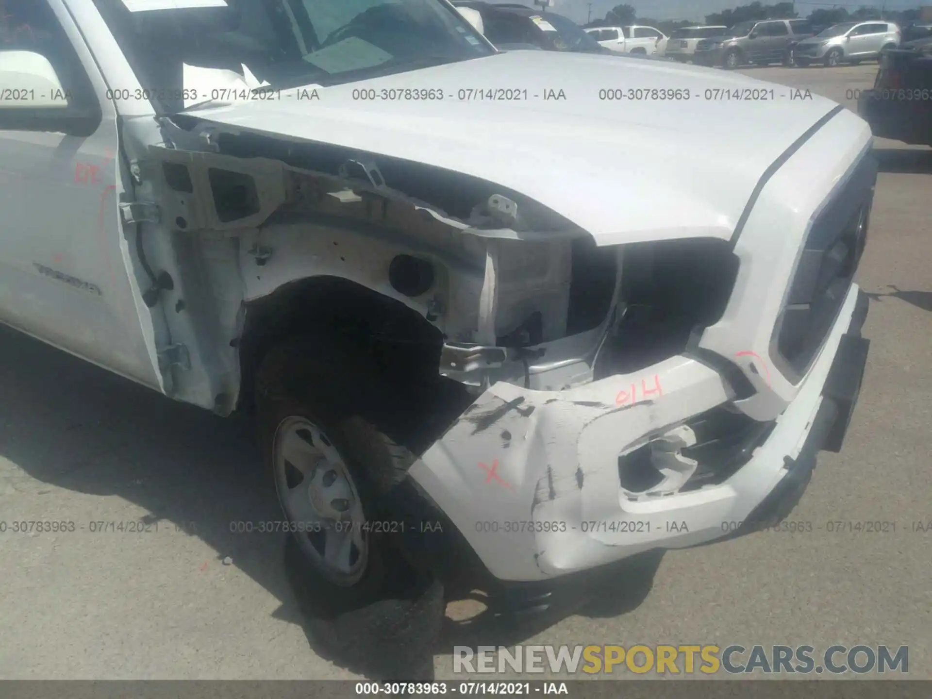 6 Photograph of a damaged car 5TFAX5GN4LX176379 TOYOTA TACOMA 2WD 2020