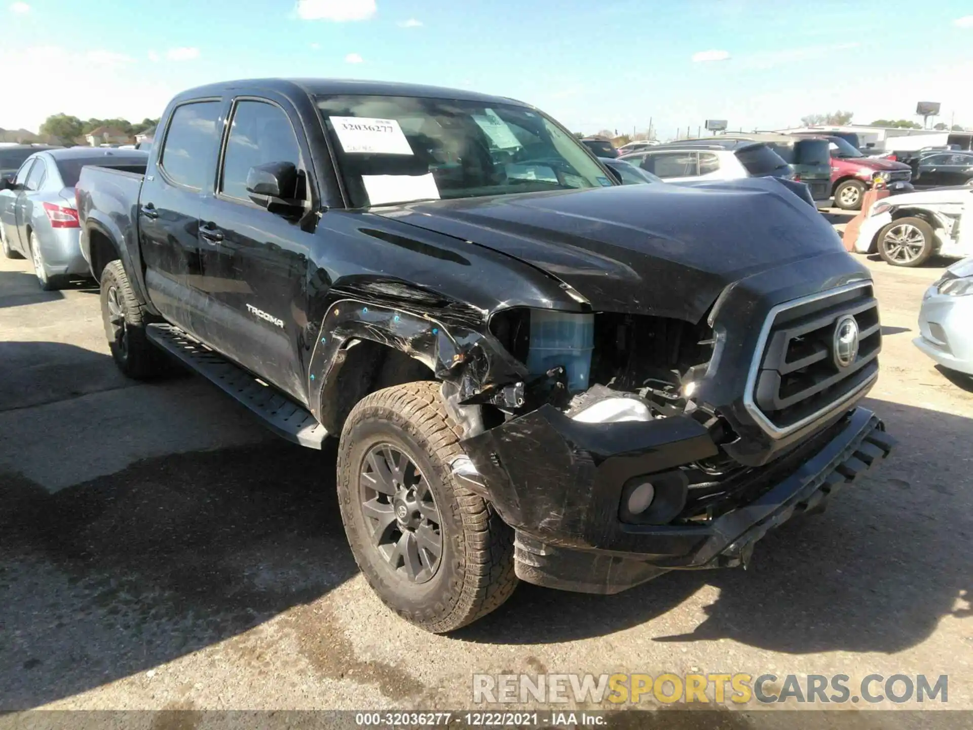 1 Photograph of a damaged car 5TFAX5GN4LX178875 TOYOTA TACOMA 2WD 2020