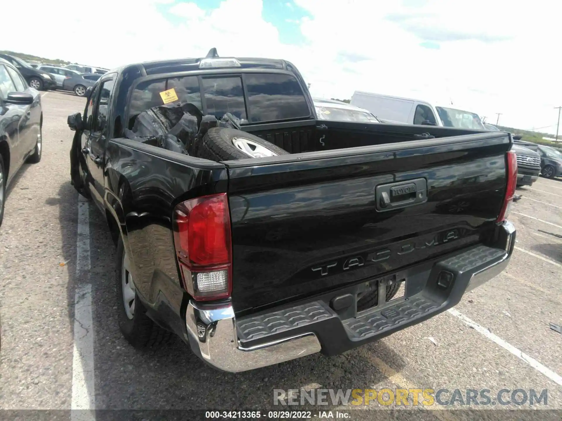 3 Photograph of a damaged car 5TFAX5GN4LX179329 TOYOTA TACOMA 2WD 2020