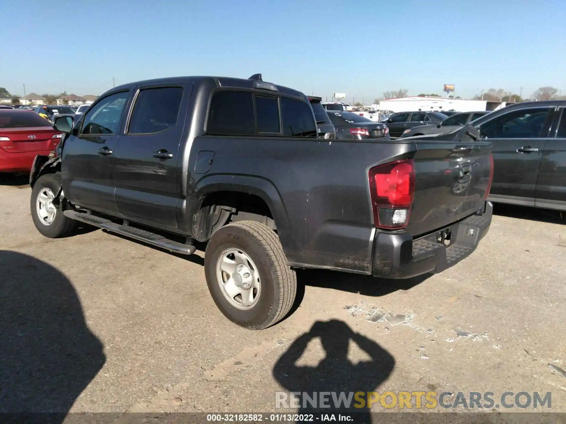 3 Photograph of a damaged car 5TFAX5GN4LX185471 TOYOTA TACOMA 2WD 2020