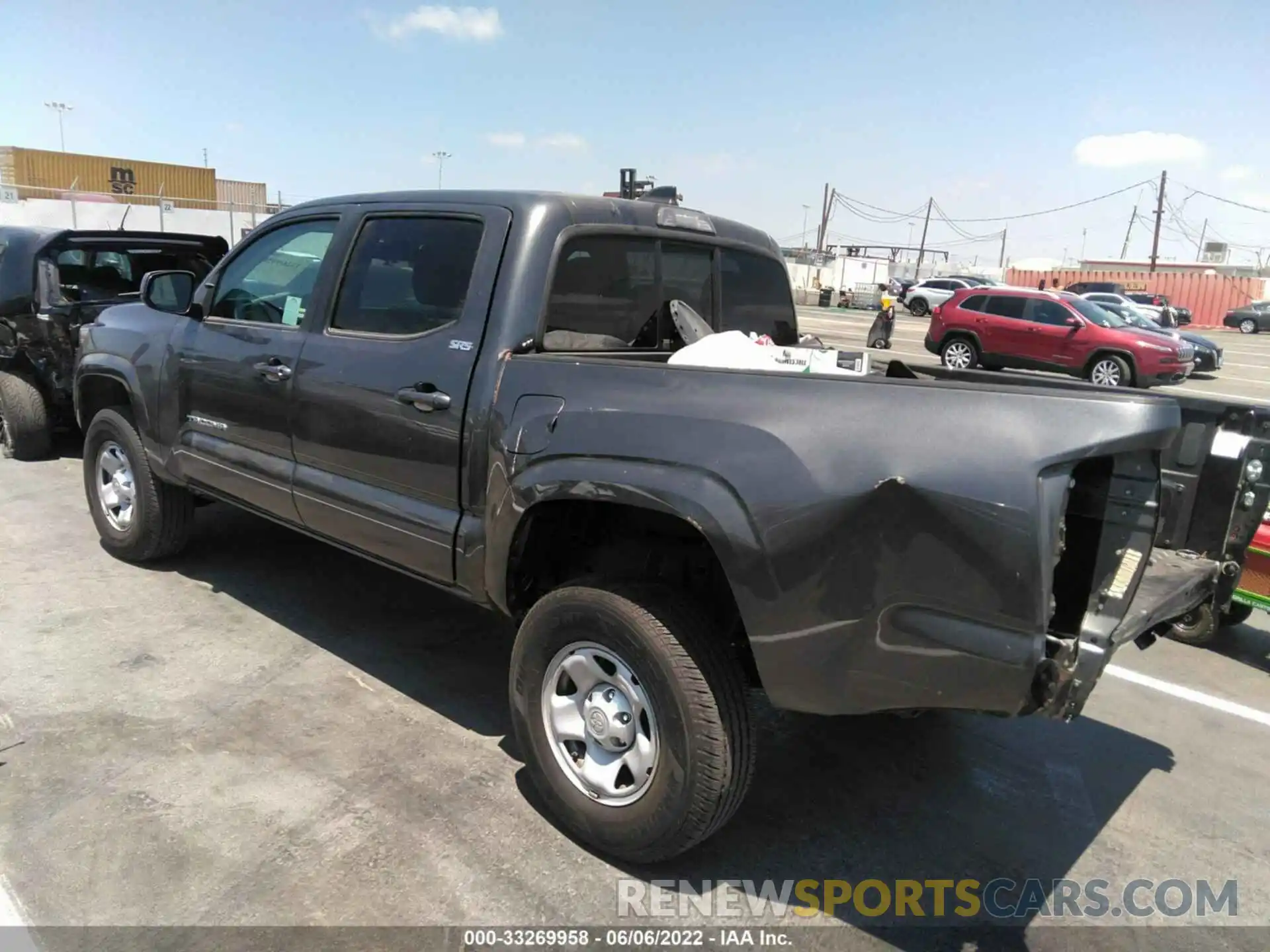 3 Photograph of a damaged car 5TFAX5GN4LX186264 TOYOTA TACOMA 2WD 2020