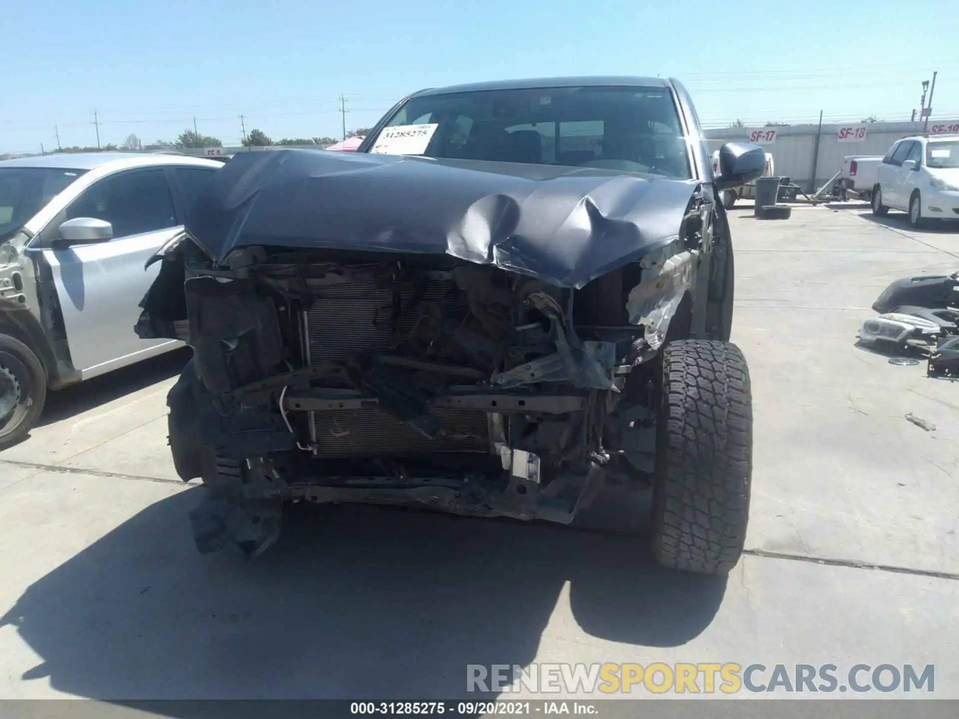 6 Photograph of a damaged car 5TFAX5GN4LX186670 TOYOTA TACOMA 2WD 2020