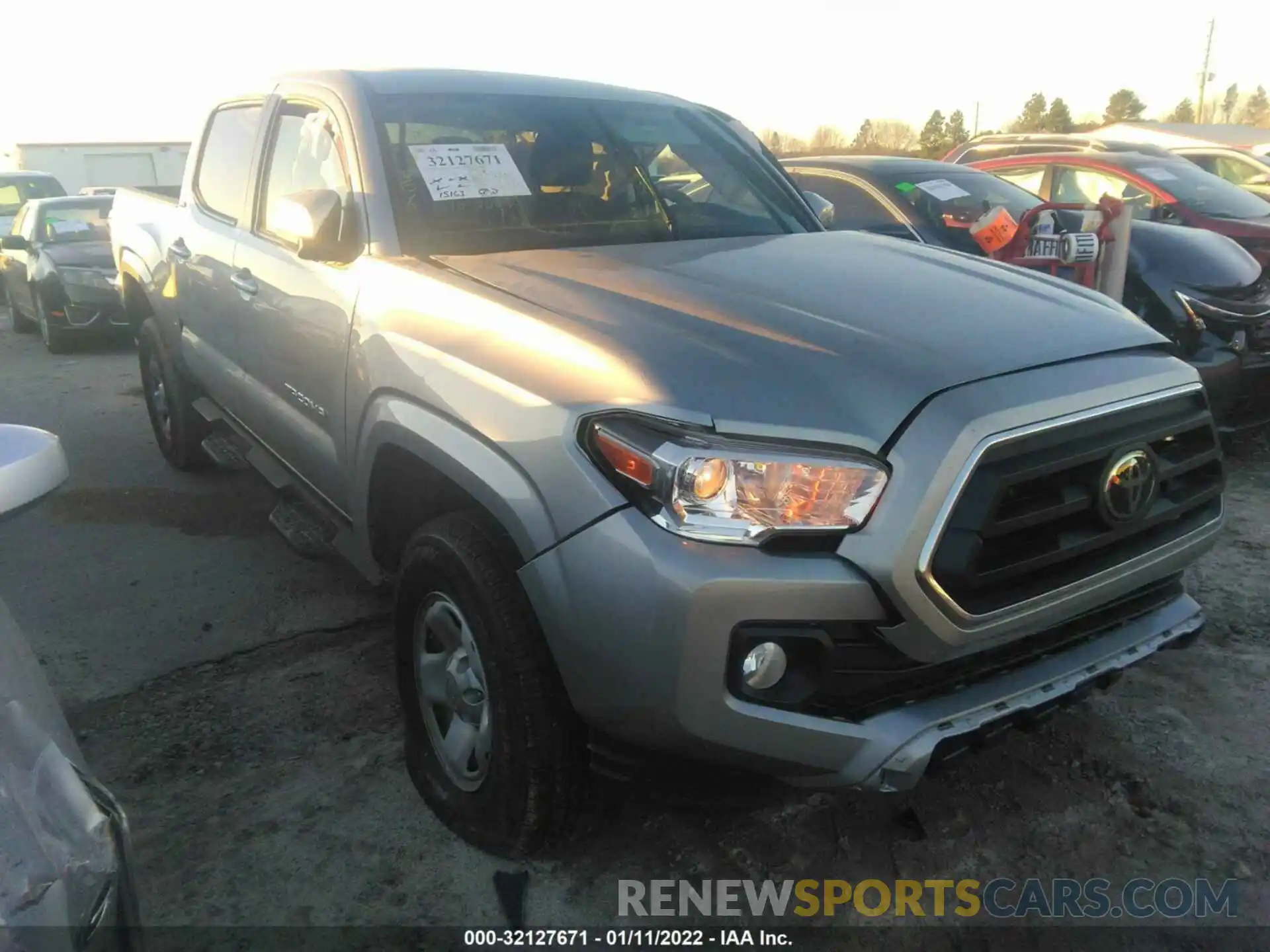 1 Photograph of a damaged car 5TFAX5GN4LX187916 TOYOTA TACOMA 2WD 2020