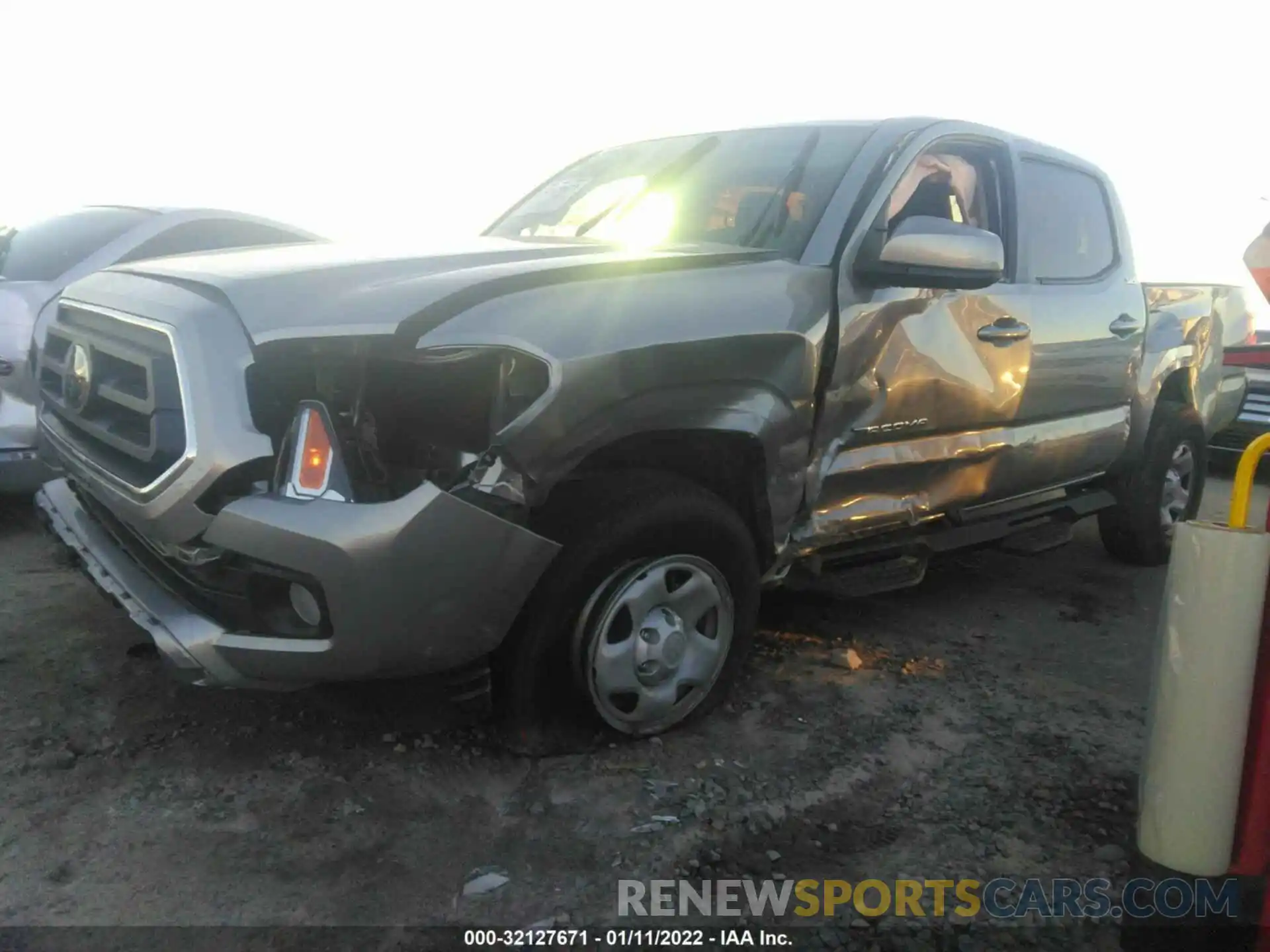 2 Photograph of a damaged car 5TFAX5GN4LX187916 TOYOTA TACOMA 2WD 2020