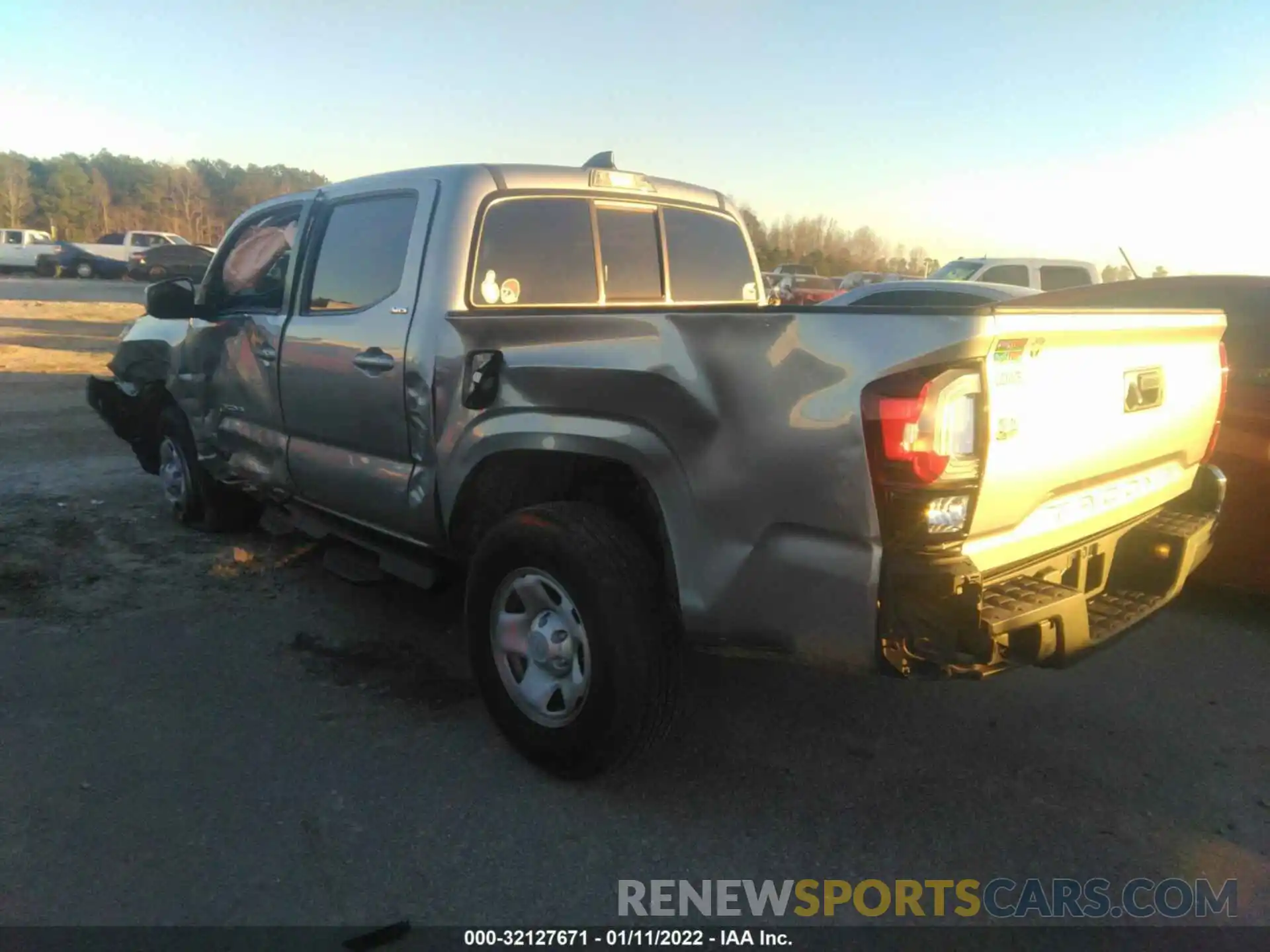 3 Photograph of a damaged car 5TFAX5GN4LX187916 TOYOTA TACOMA 2WD 2020