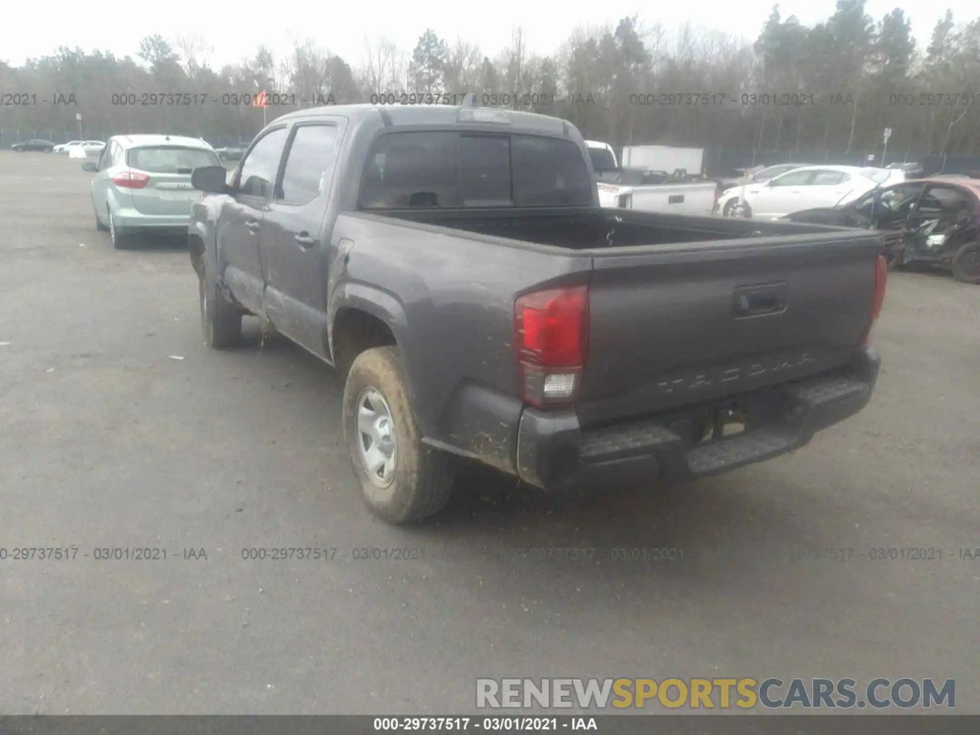 3 Photograph of a damaged car 5TFAX5GN5LX168596 TOYOTA TACOMA 2WD 2020