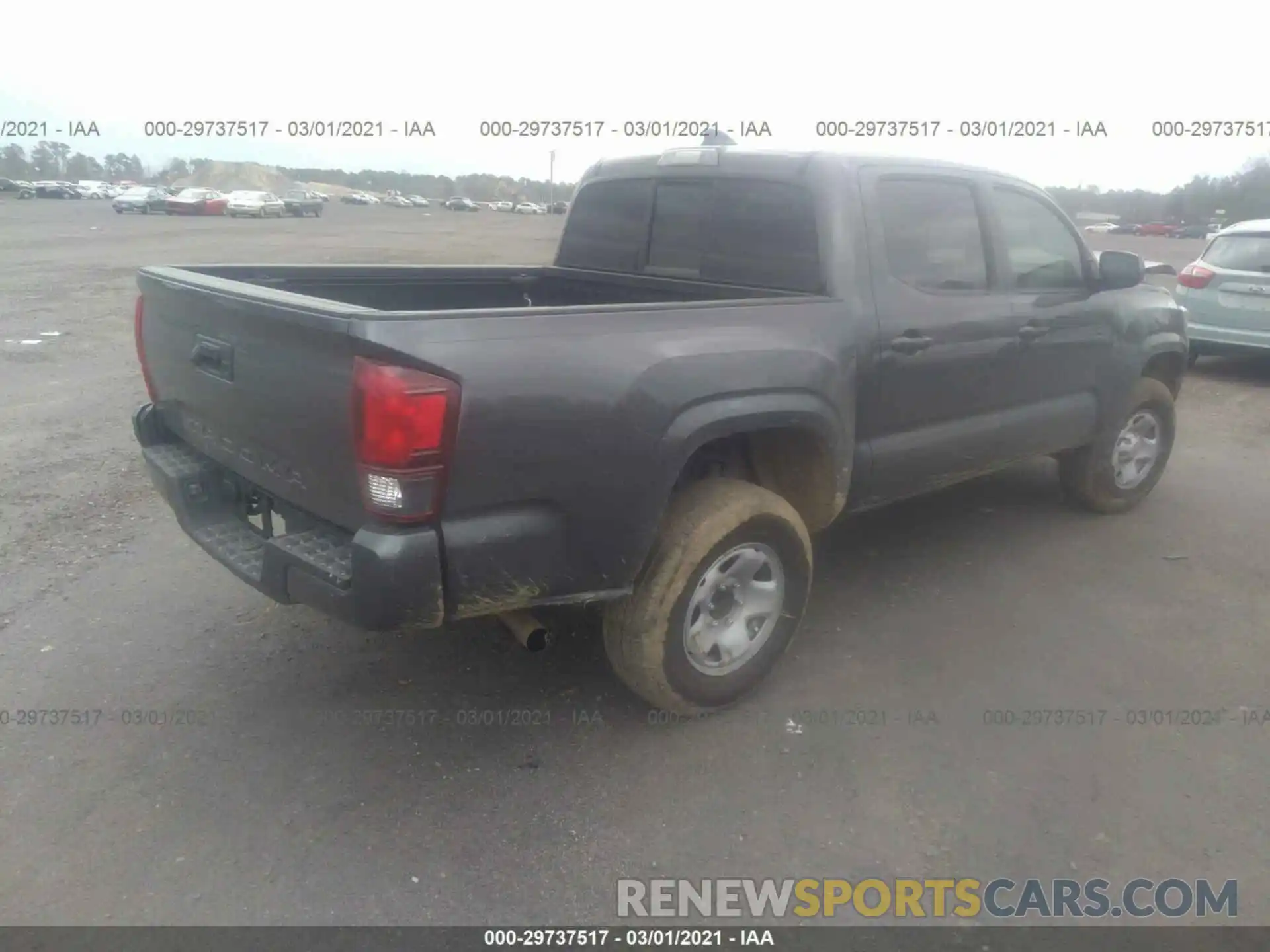 4 Фотография поврежденного автомобиля 5TFAX5GN5LX168596 TOYOTA TACOMA 2WD 2020