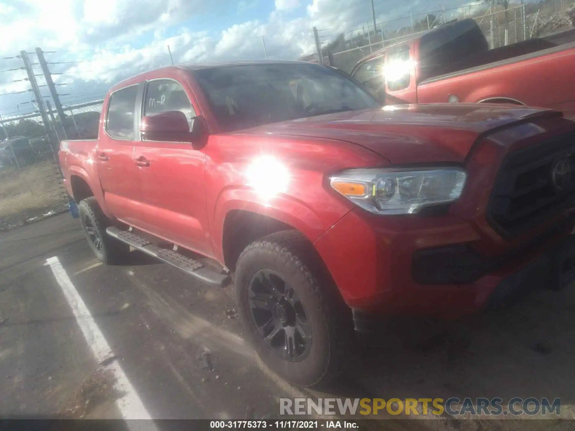 1 Photograph of a damaged car 5TFAX5GN5LX171708 TOYOTA TACOMA 2WD 2020