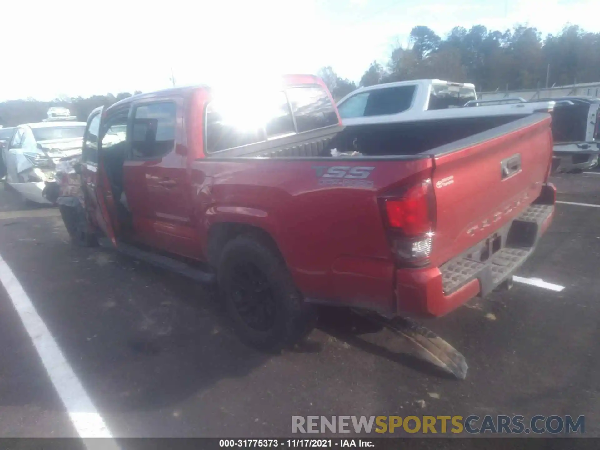 3 Photograph of a damaged car 5TFAX5GN5LX171708 TOYOTA TACOMA 2WD 2020