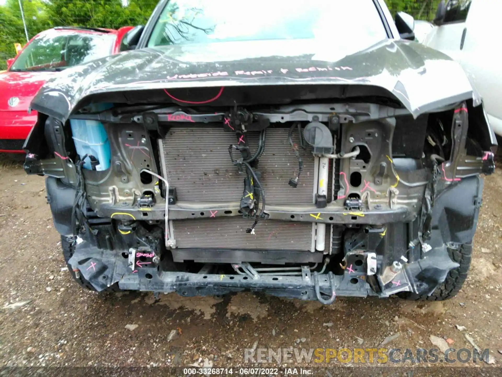 6 Photograph of a damaged car 5TFAX5GN5LX174818 TOYOTA TACOMA 2WD 2020