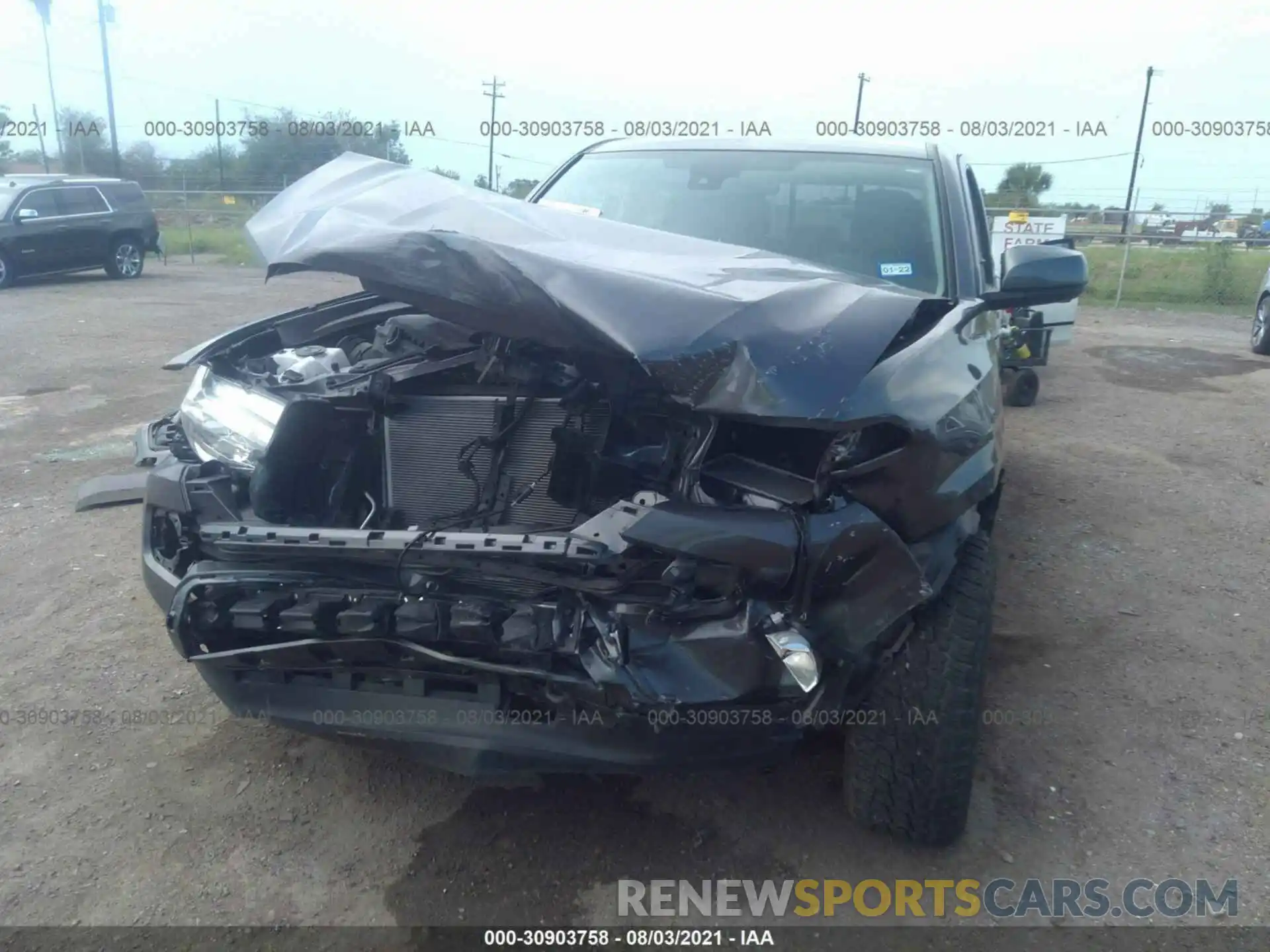 6 Photograph of a damaged car 5TFAX5GN5LX174950 TOYOTA TACOMA 2WD 2020