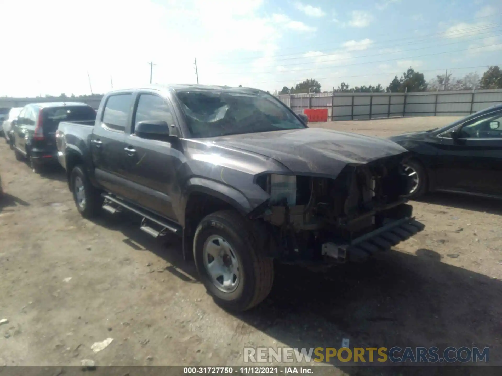 1 Photograph of a damaged car 5TFAX5GN5LX175466 TOYOTA TACOMA 2WD 2020