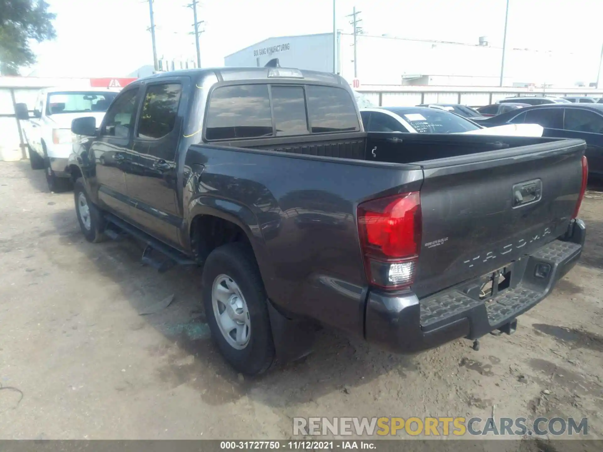 3 Photograph of a damaged car 5TFAX5GN5LX175466 TOYOTA TACOMA 2WD 2020