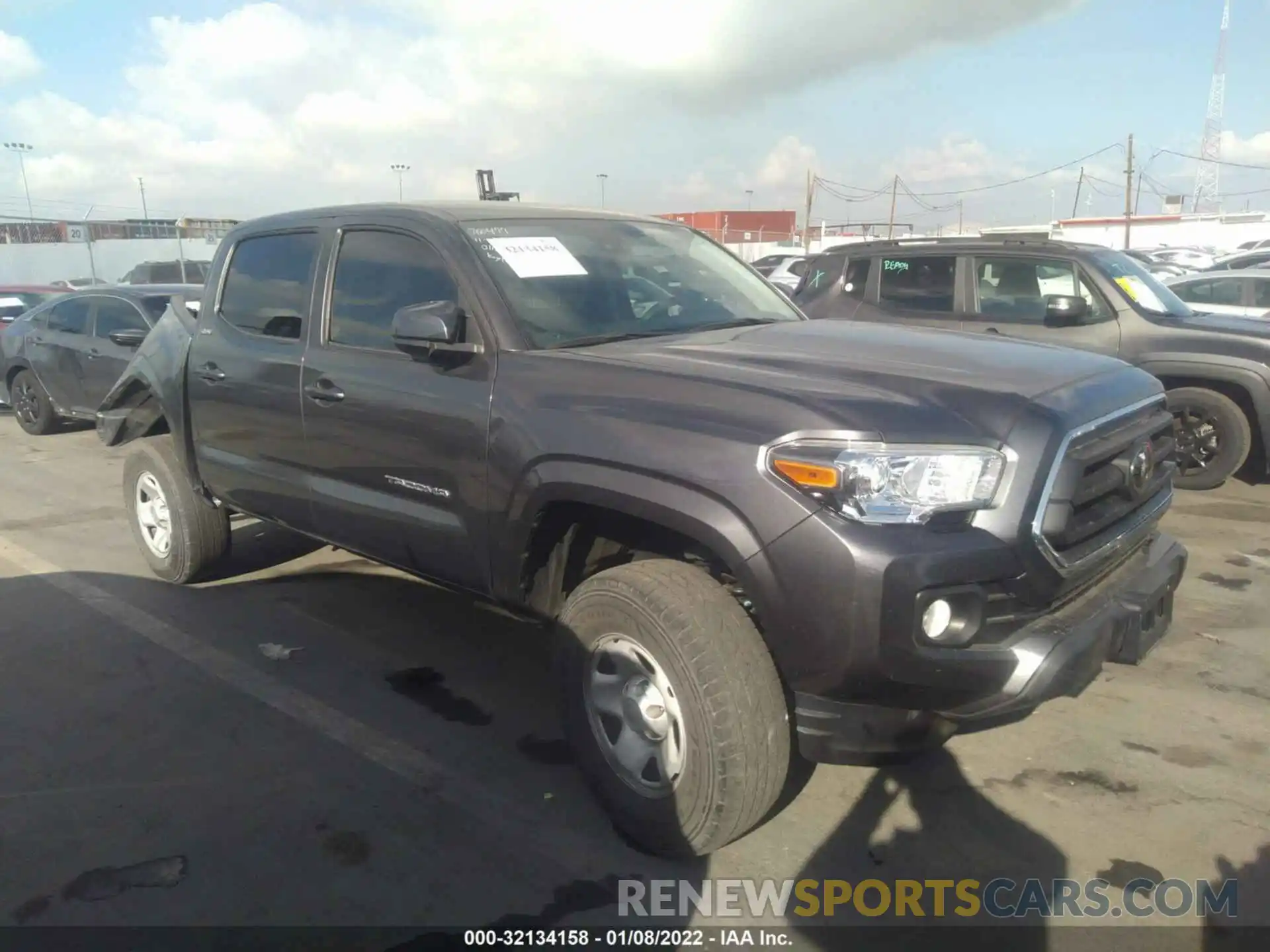 1 Photograph of a damaged car 5TFAX5GN5LX181879 TOYOTA TACOMA 2WD 2020