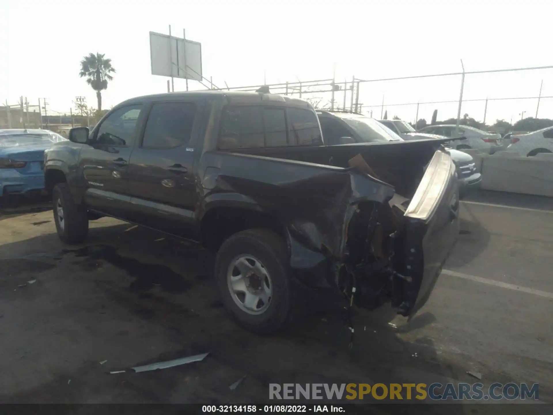 3 Photograph of a damaged car 5TFAX5GN5LX181879 TOYOTA TACOMA 2WD 2020