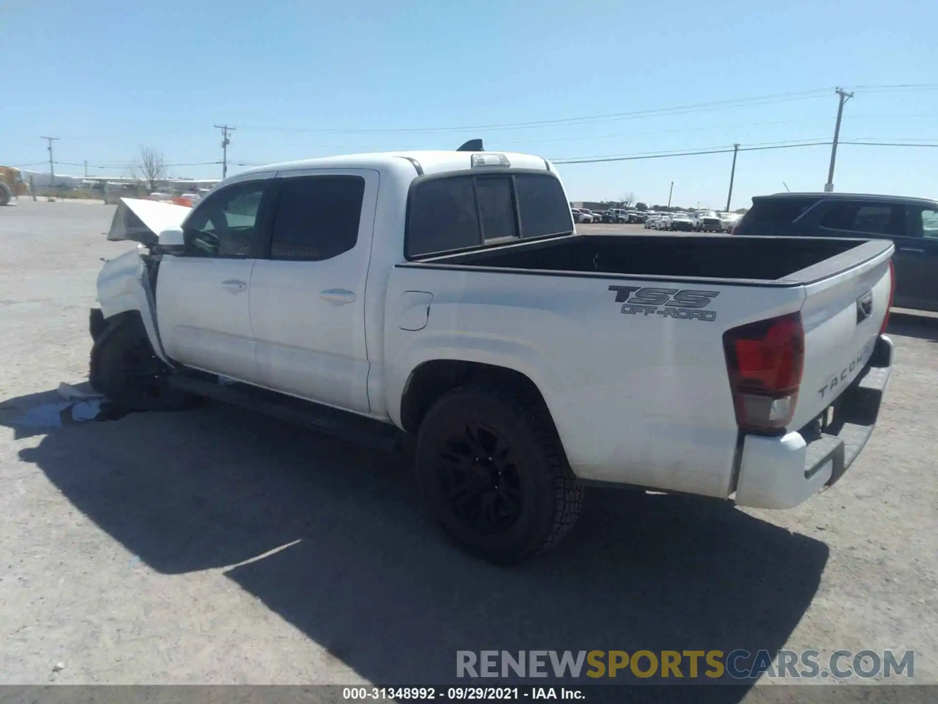 3 Photograph of a damaged car 5TFAX5GN5LX184216 TOYOTA TACOMA 2WD 2020