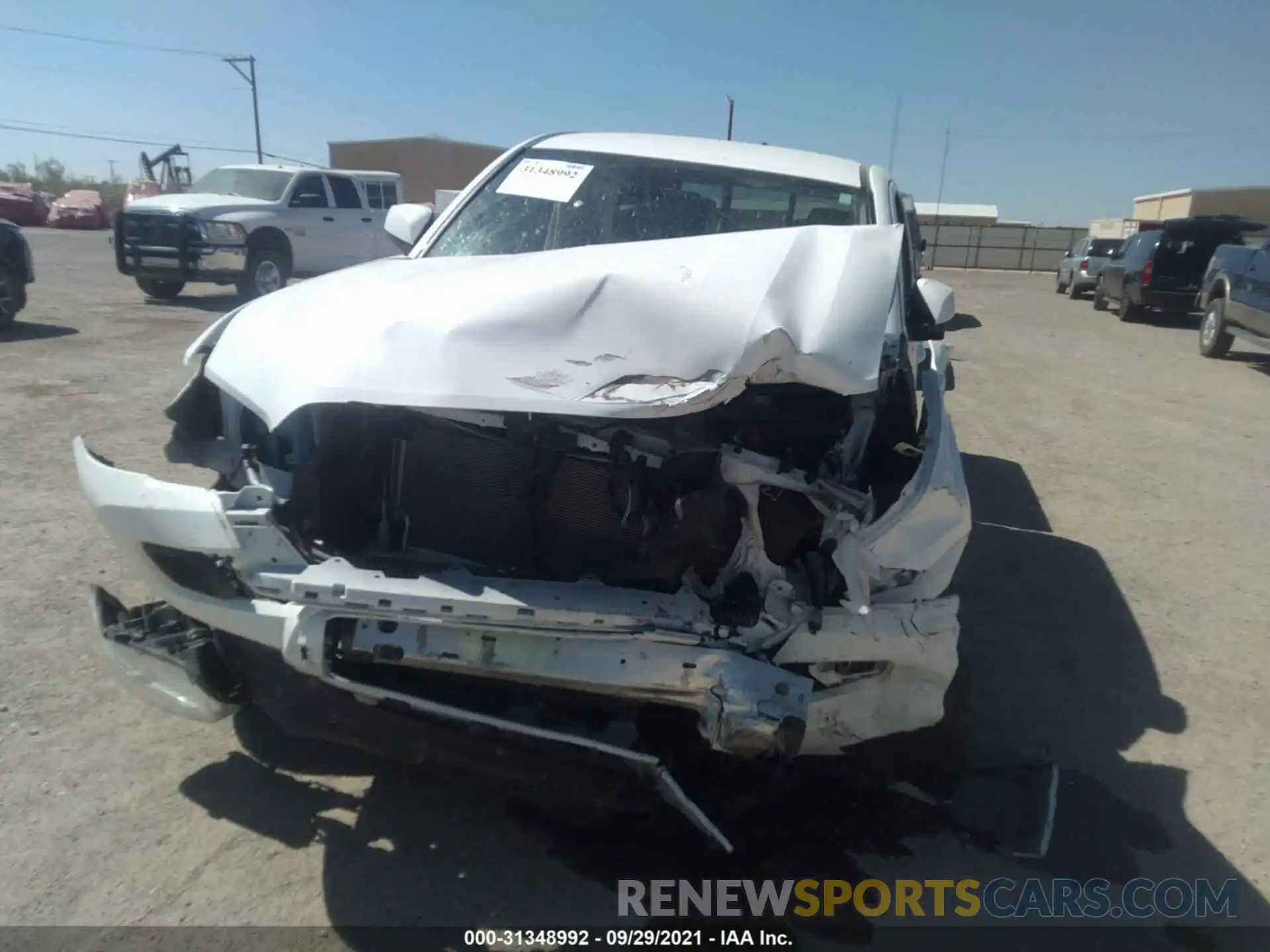 6 Photograph of a damaged car 5TFAX5GN5LX184216 TOYOTA TACOMA 2WD 2020