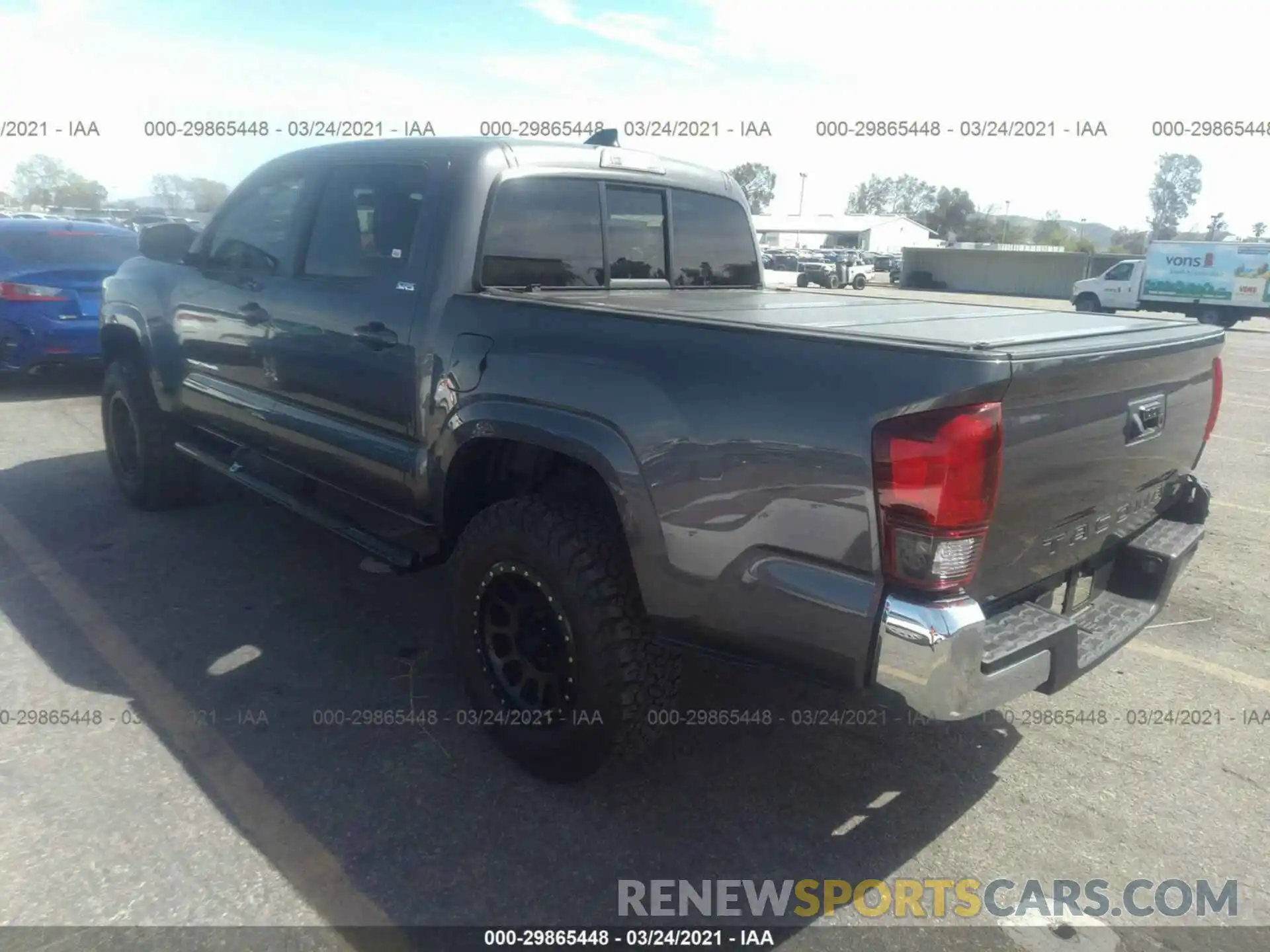 3 Photograph of a damaged car 5TFAX5GN6LX166596 TOYOTA TACOMA 2WD 2020