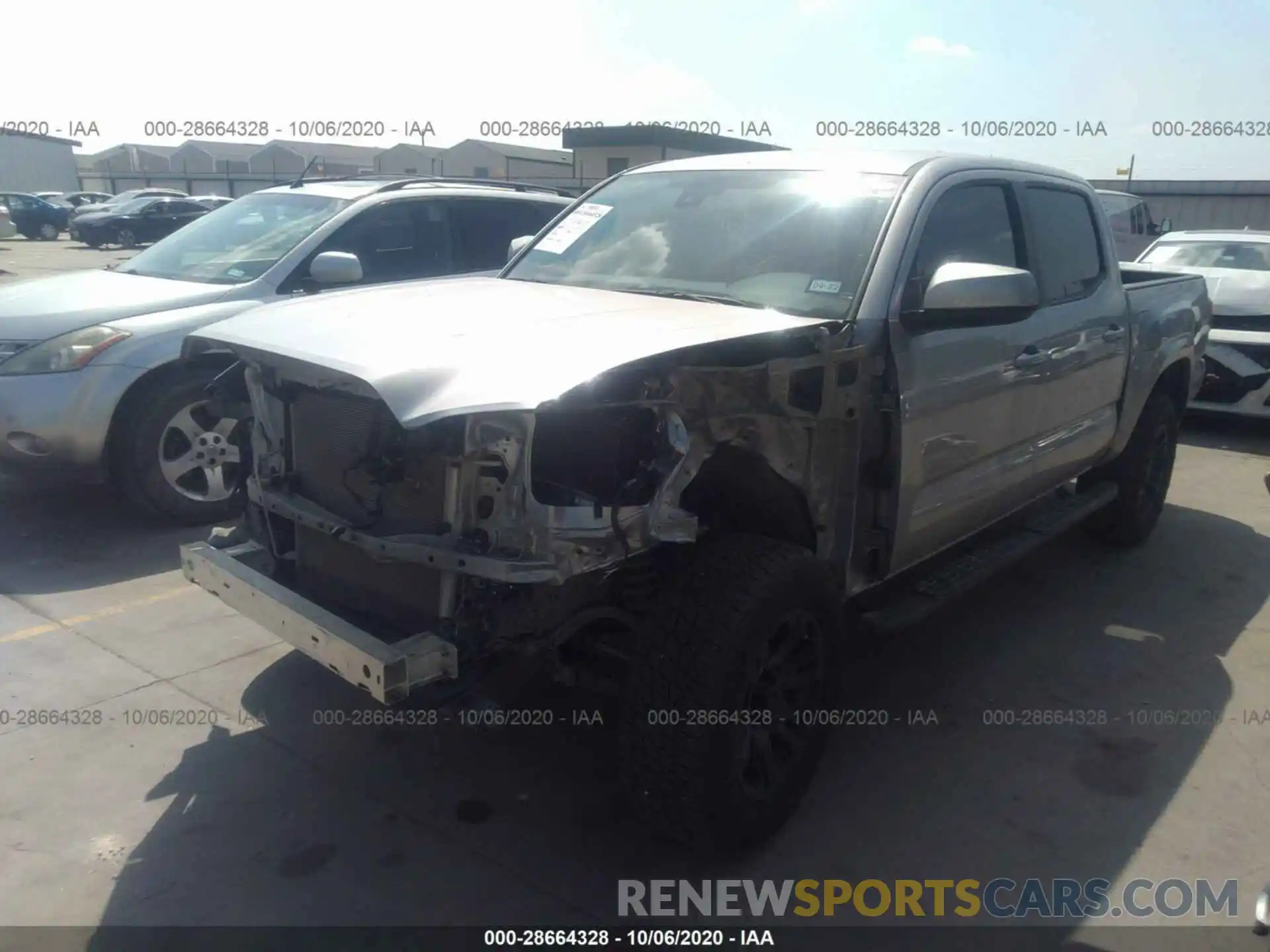 2 Photograph of a damaged car 5TFAX5GN6LX170793 TOYOTA TACOMA 2WD 2020