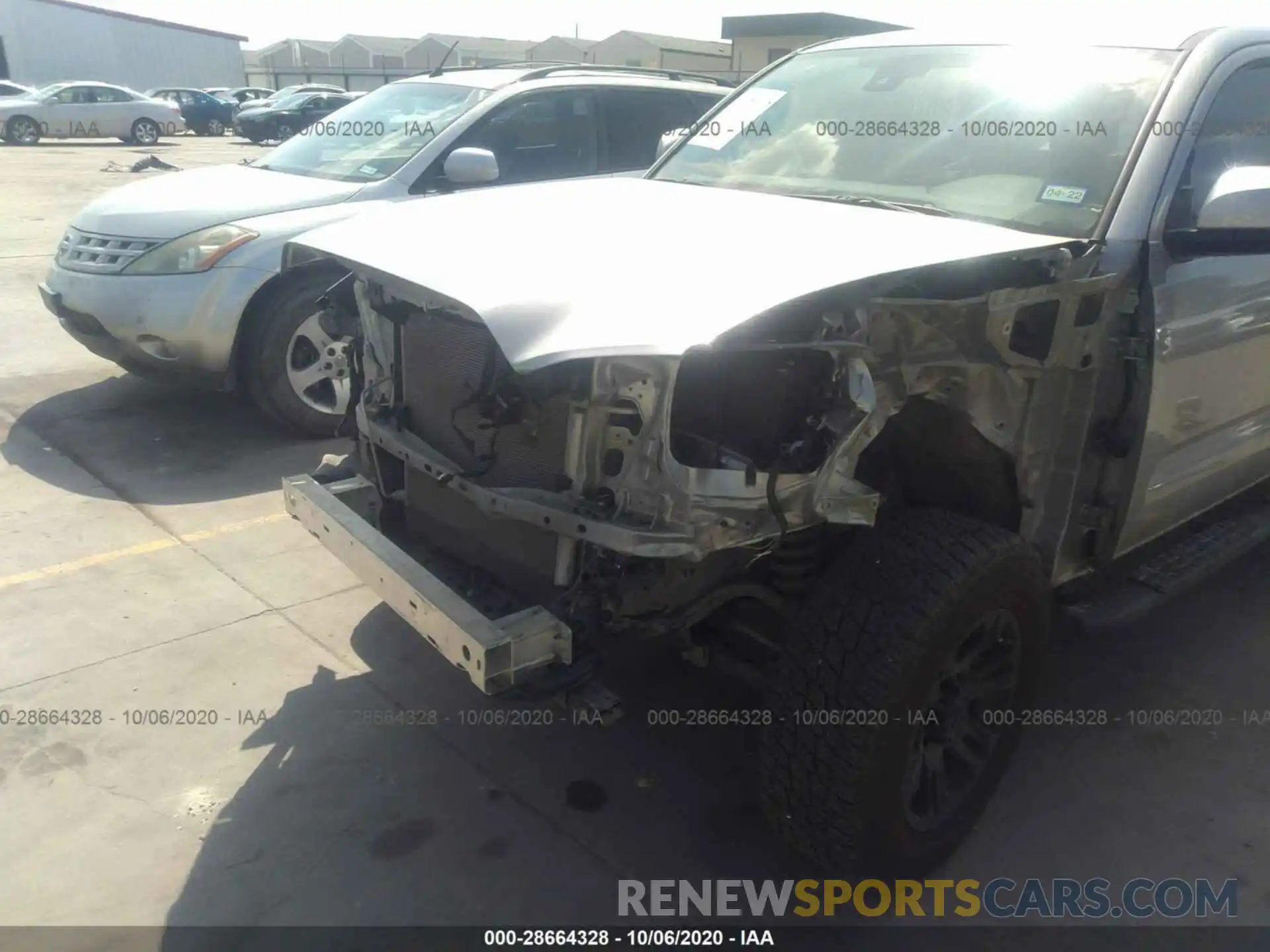 6 Photograph of a damaged car 5TFAX5GN6LX170793 TOYOTA TACOMA 2WD 2020