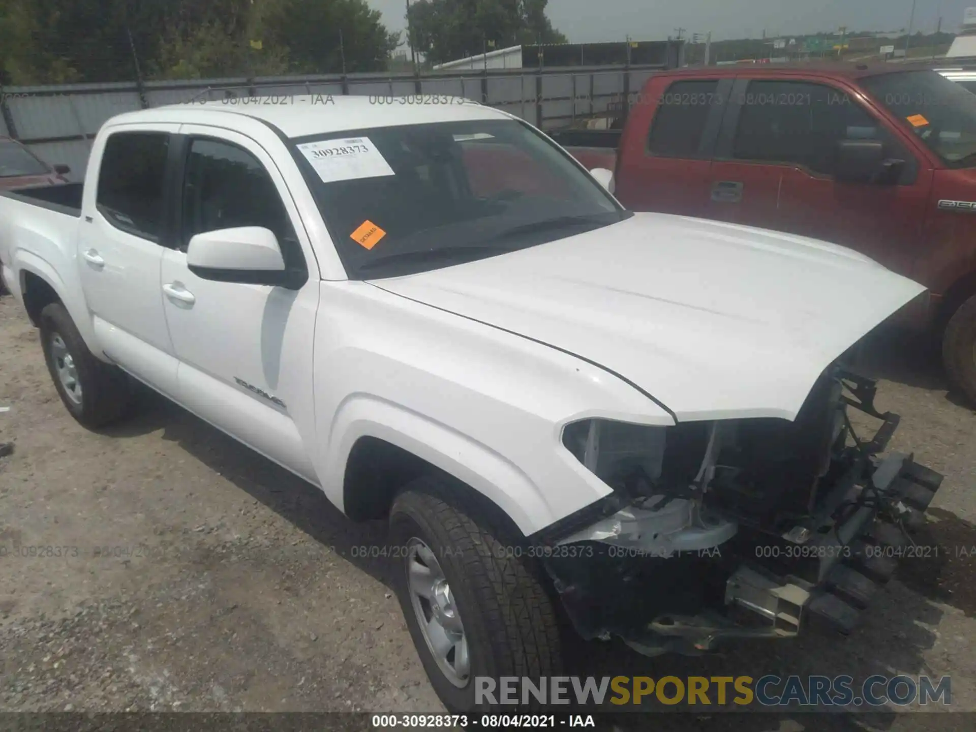 1 Photograph of a damaged car 5TFAX5GN6LX174732 TOYOTA TACOMA 2WD 2020